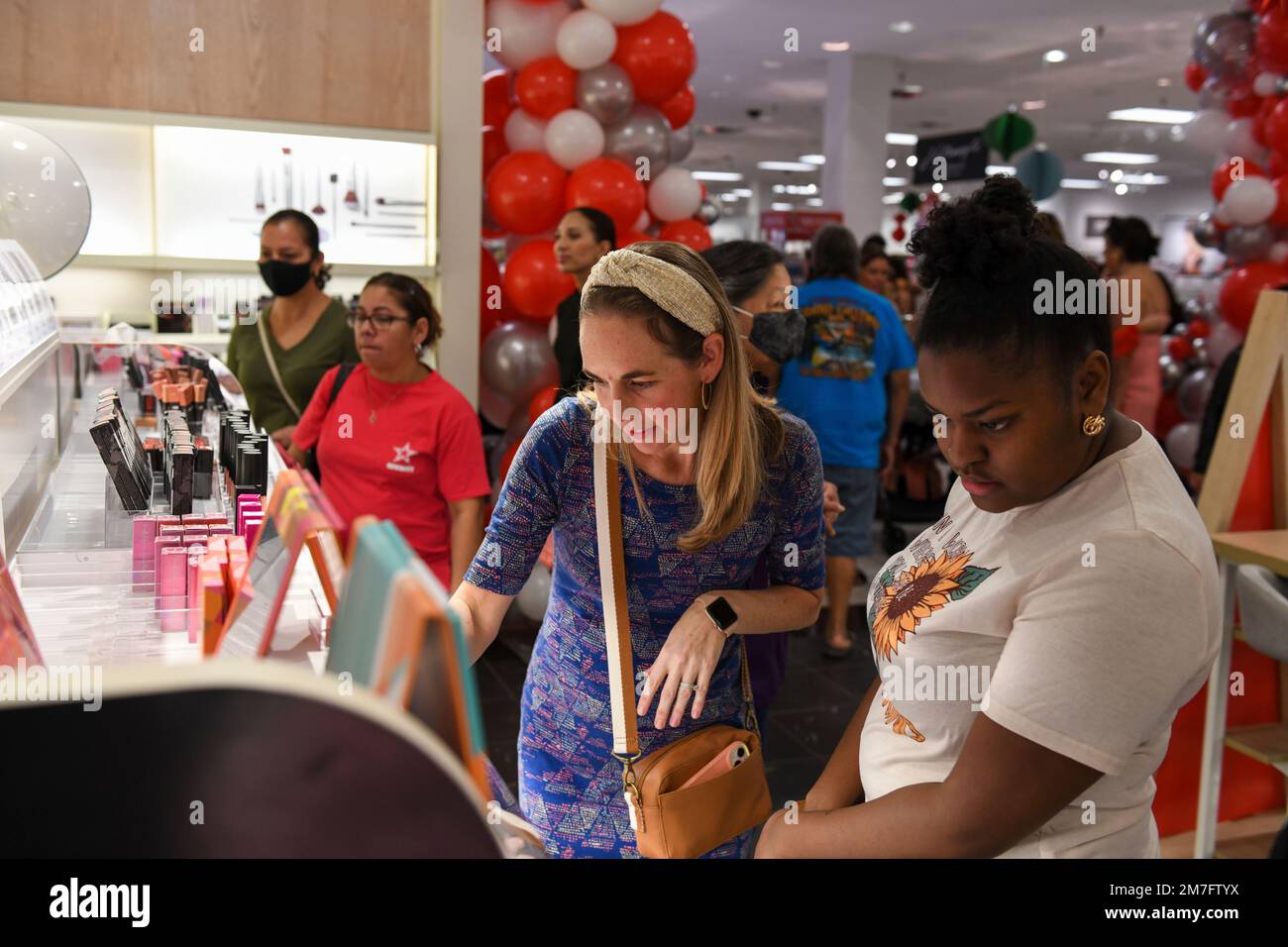 IMAGE DISTRIBUTED FOR JCPENNEY Customers shop at the grand opening of