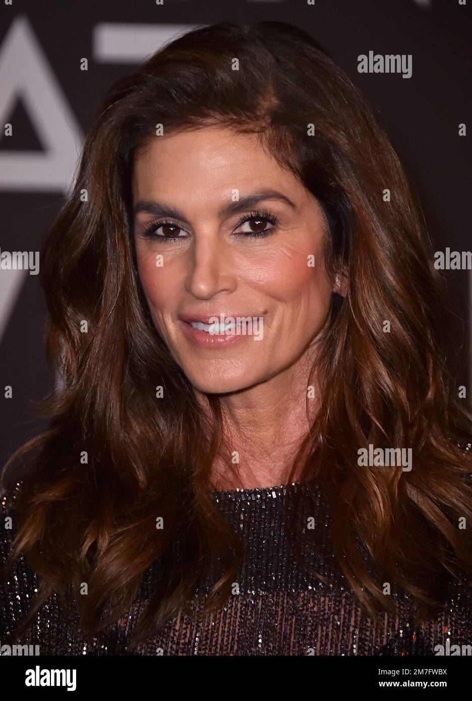 Cindy Crawford arrives at the Celine Fall/Winter 2023 Fashion Show on