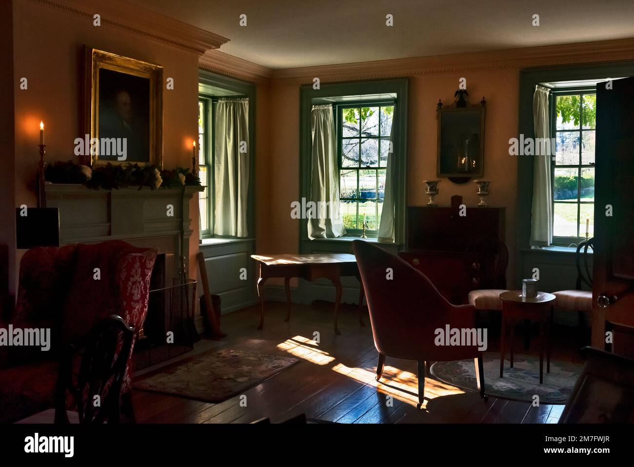 One of the rooms. Hagley Museum, Wilmington, Delaware, USA Stock Photo