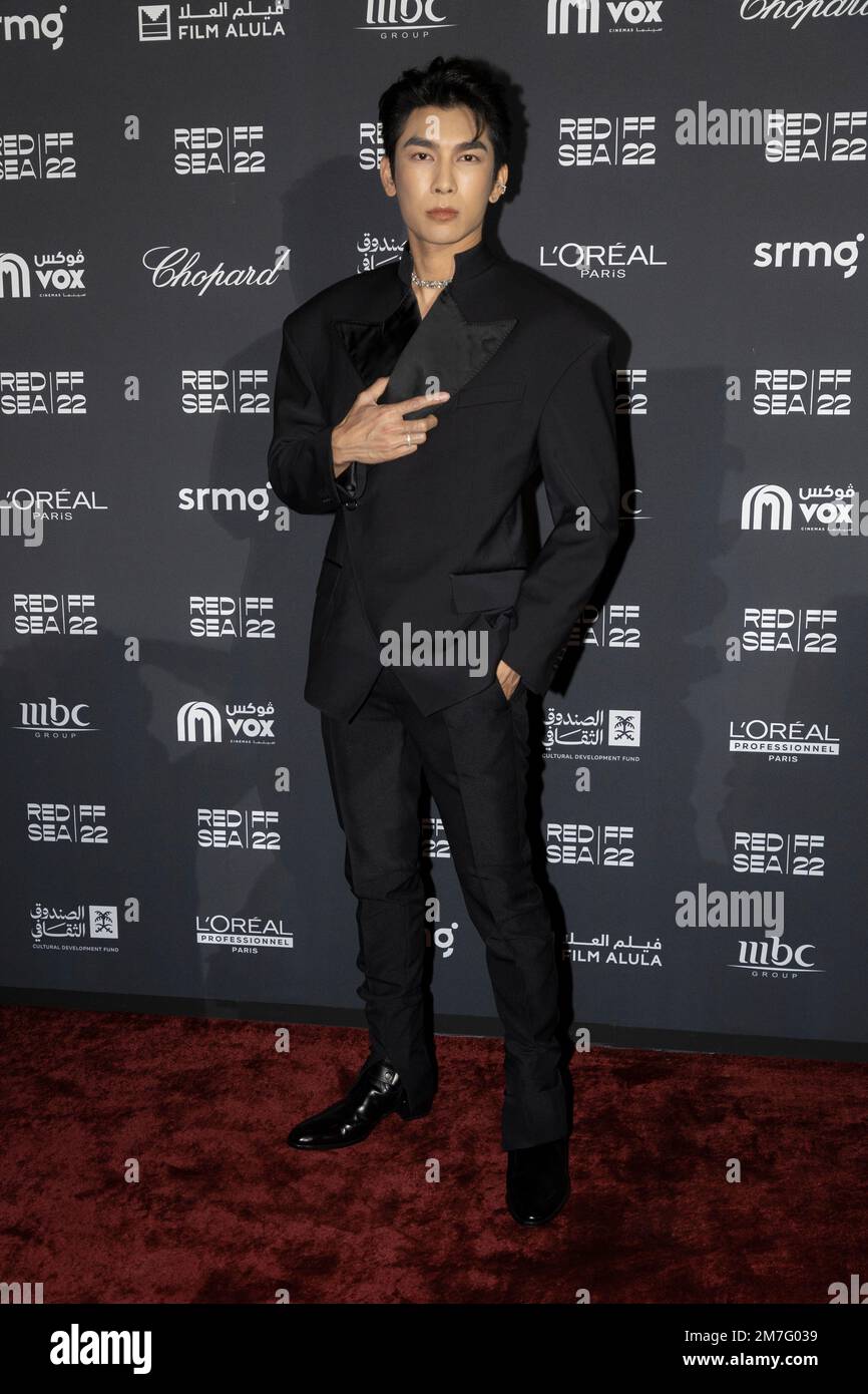 Saïd Taghmaoui poses for photographs upon arrival for the closing