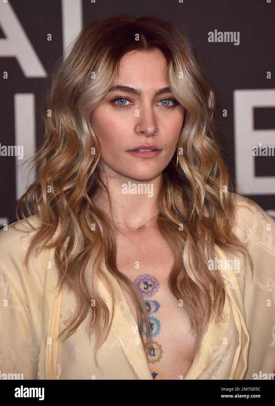 Paris Jackson arrives at the Celine Fall/Winter 2023 Fashion Show on