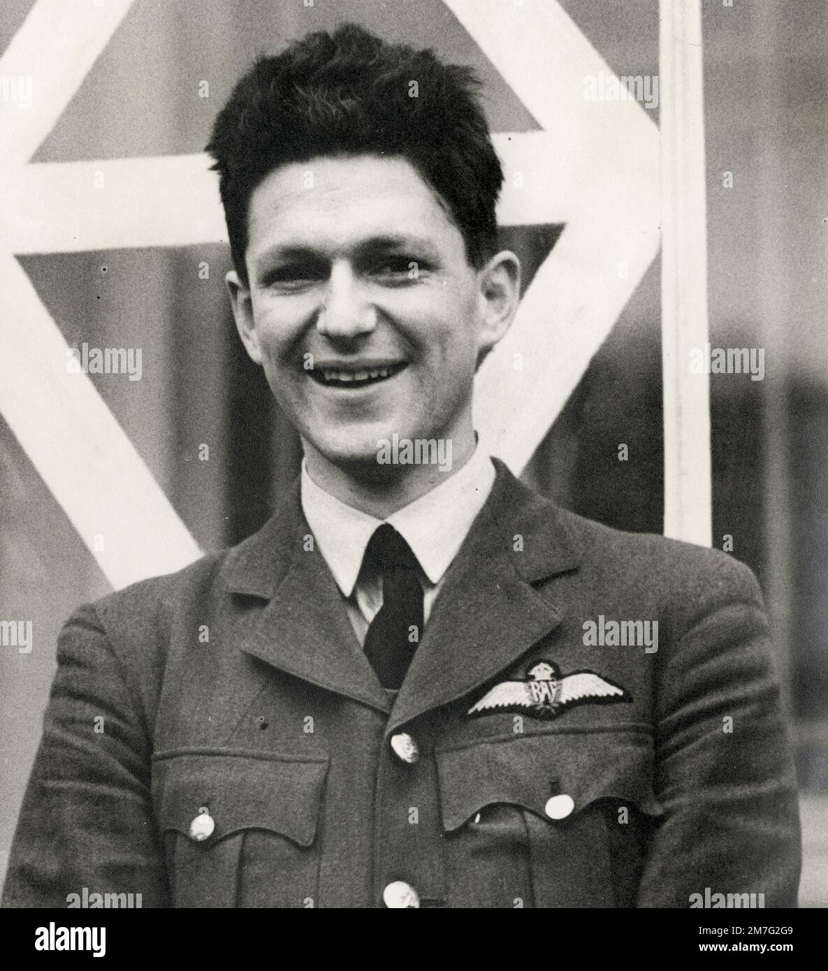 WW2 World War II - RAF Victoria Cross Flight Lieut. Nicholson Stock Photo