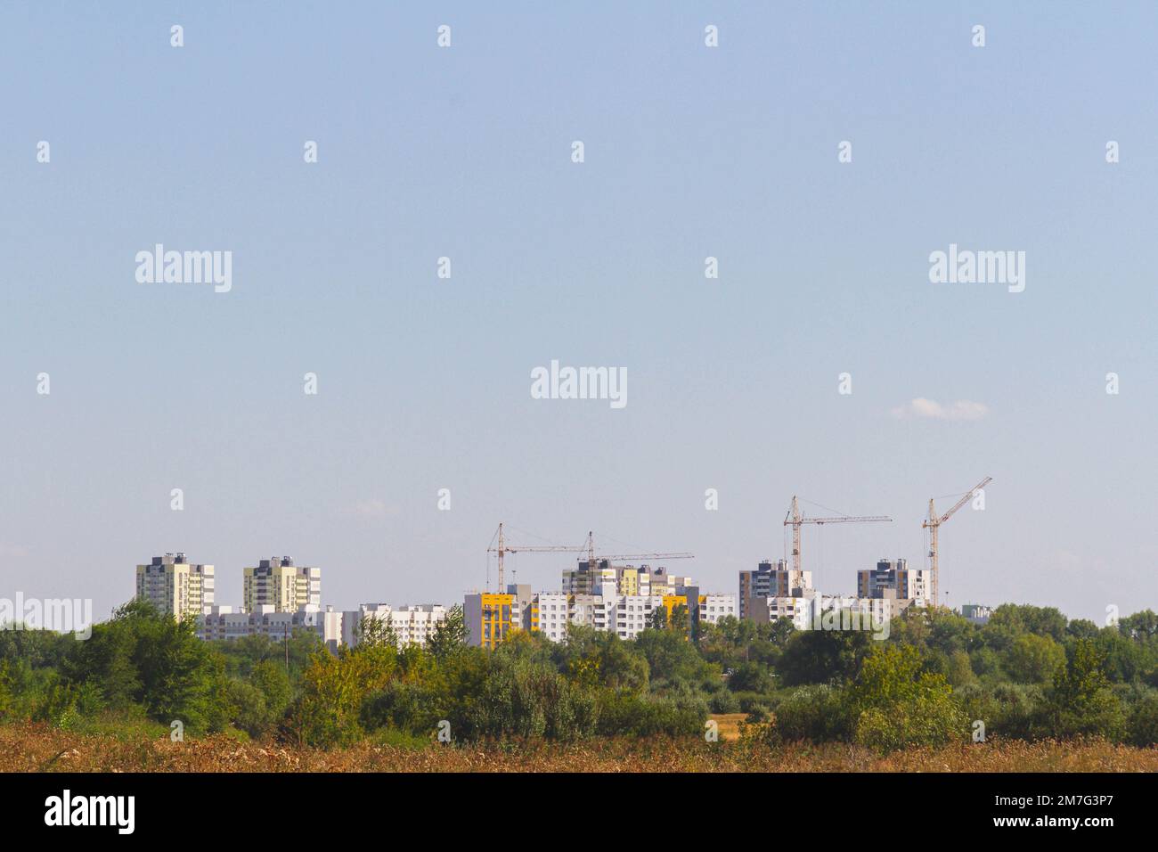 Construction of multi-storey buildings in ecologically clean areas of ...