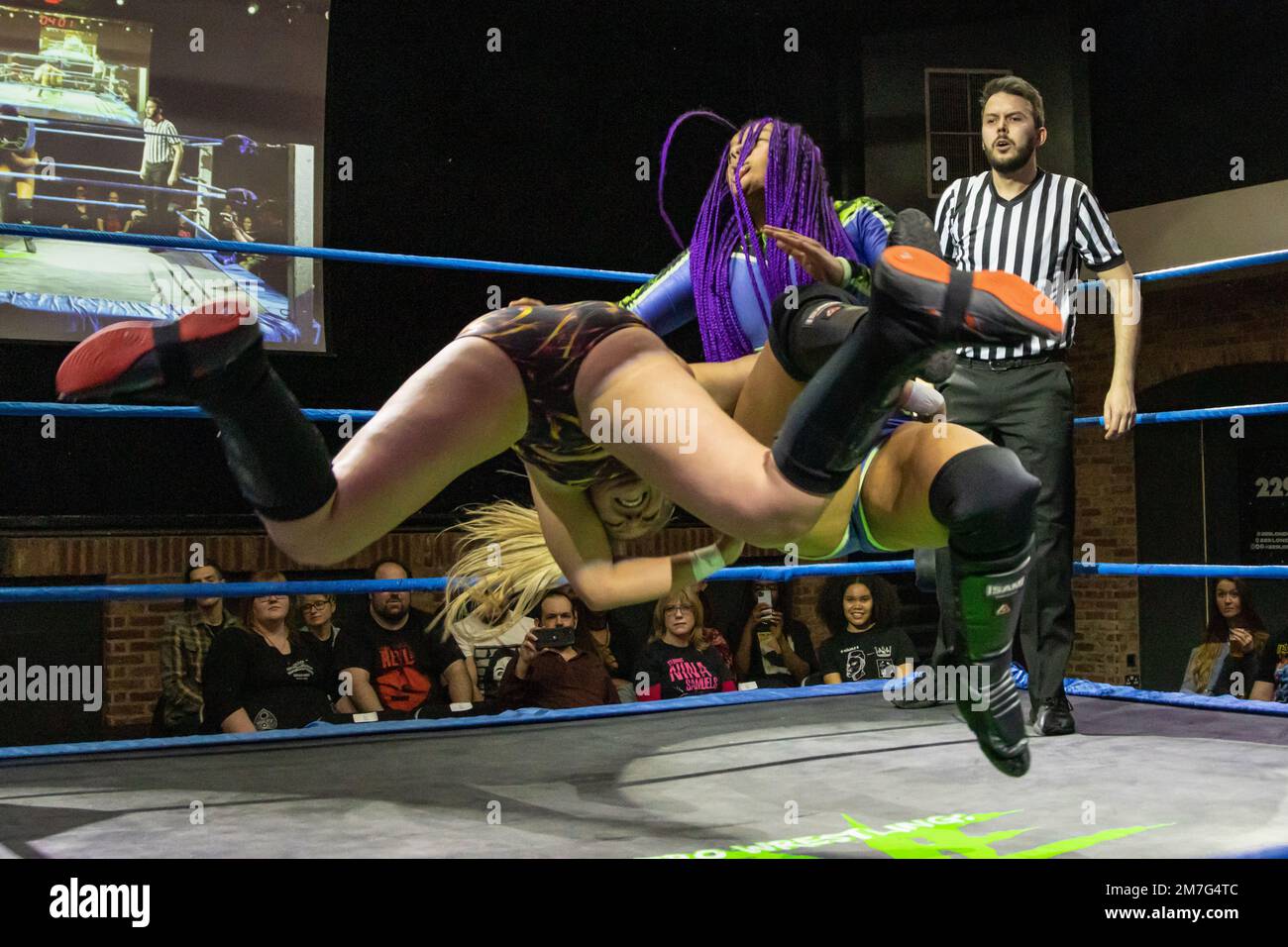 100th Pro Wrestling EVE single match, 01.07.2023 Stock Photo