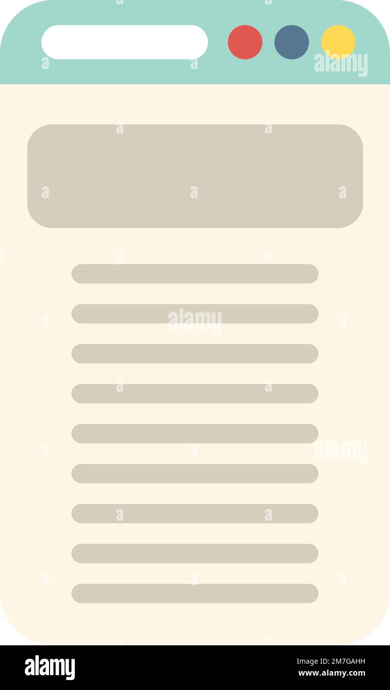 Web interface icon flat vector. Internet address. Email design isolated ...