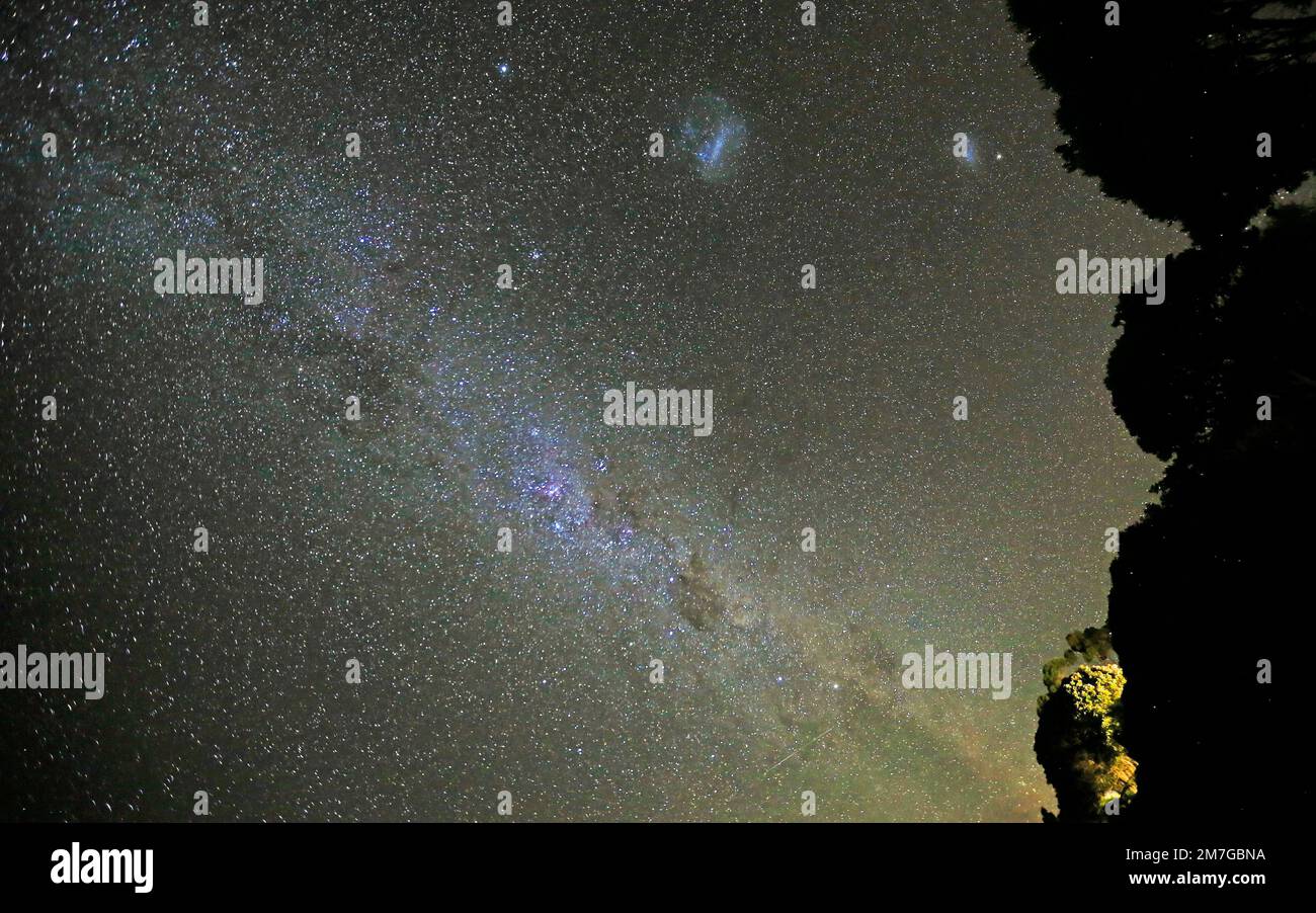 Night sky over New Zealand Stock Photo Alamy