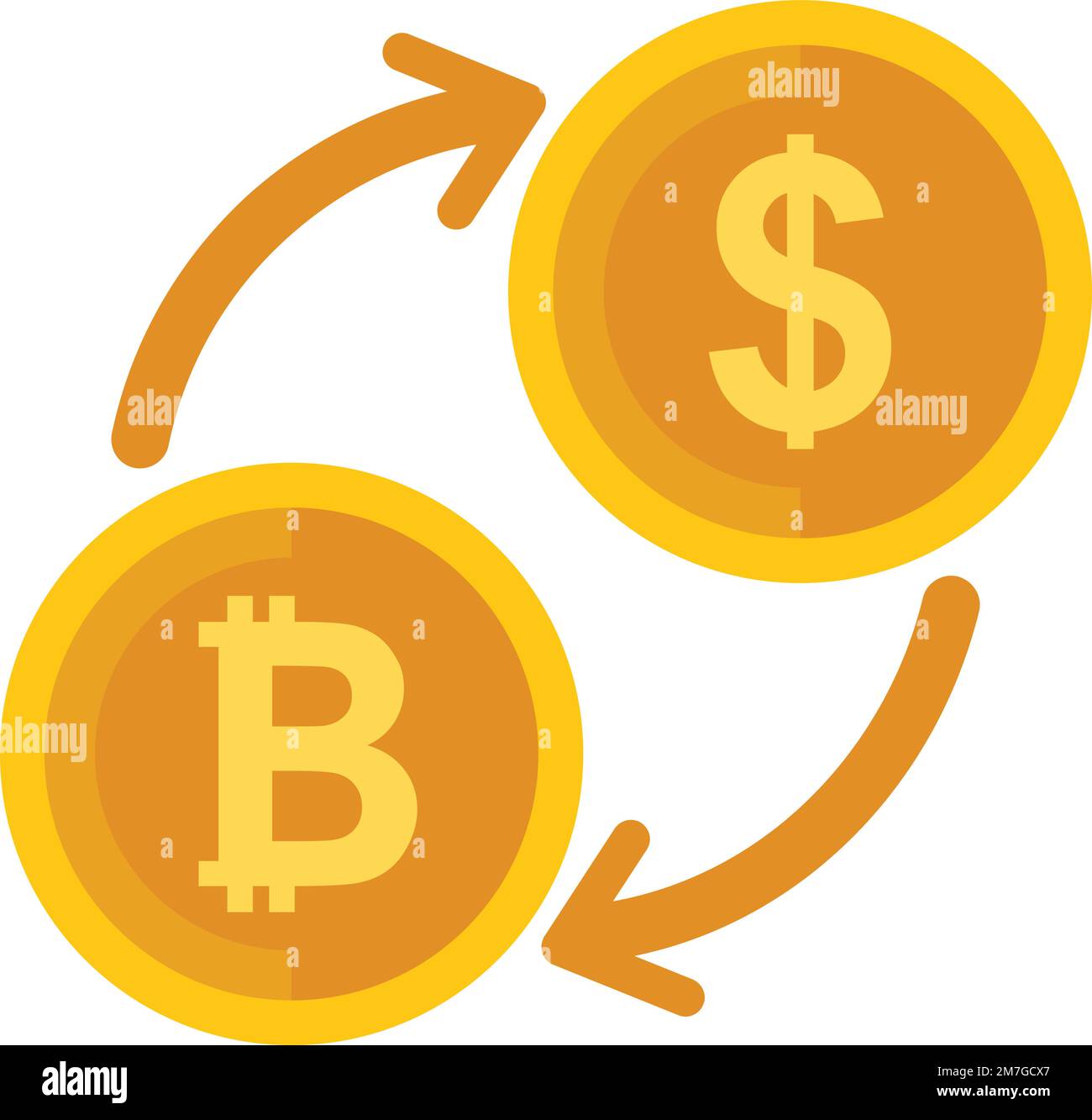 Crypto money icon flat vector. Digital finance. Evolution investment  isolated Stock Vector Image & Art - Alamy