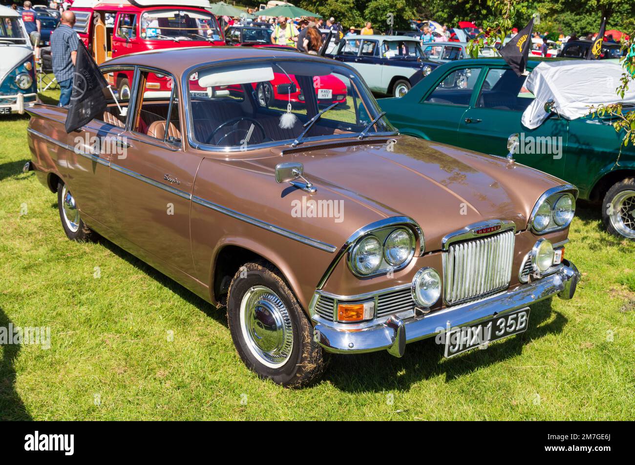 1964 Humber Sceptre Mk 1 at a classic car show in the Gnoll Country Park, Neath Port Talbot, Wales, UK Stock Photo