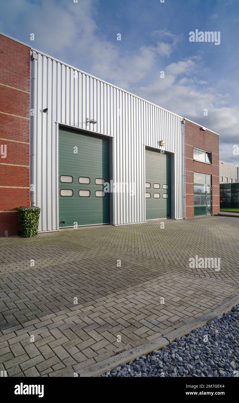 modern industrial warehouse in the netherlands Stock Photo