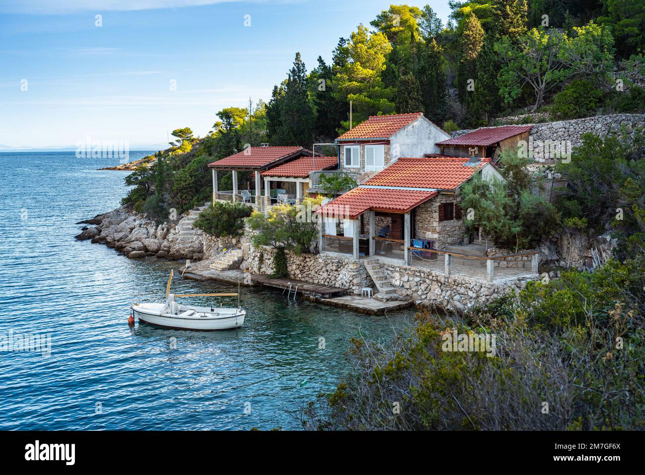 Island Vis, Stončica Stock Photo - Alamy