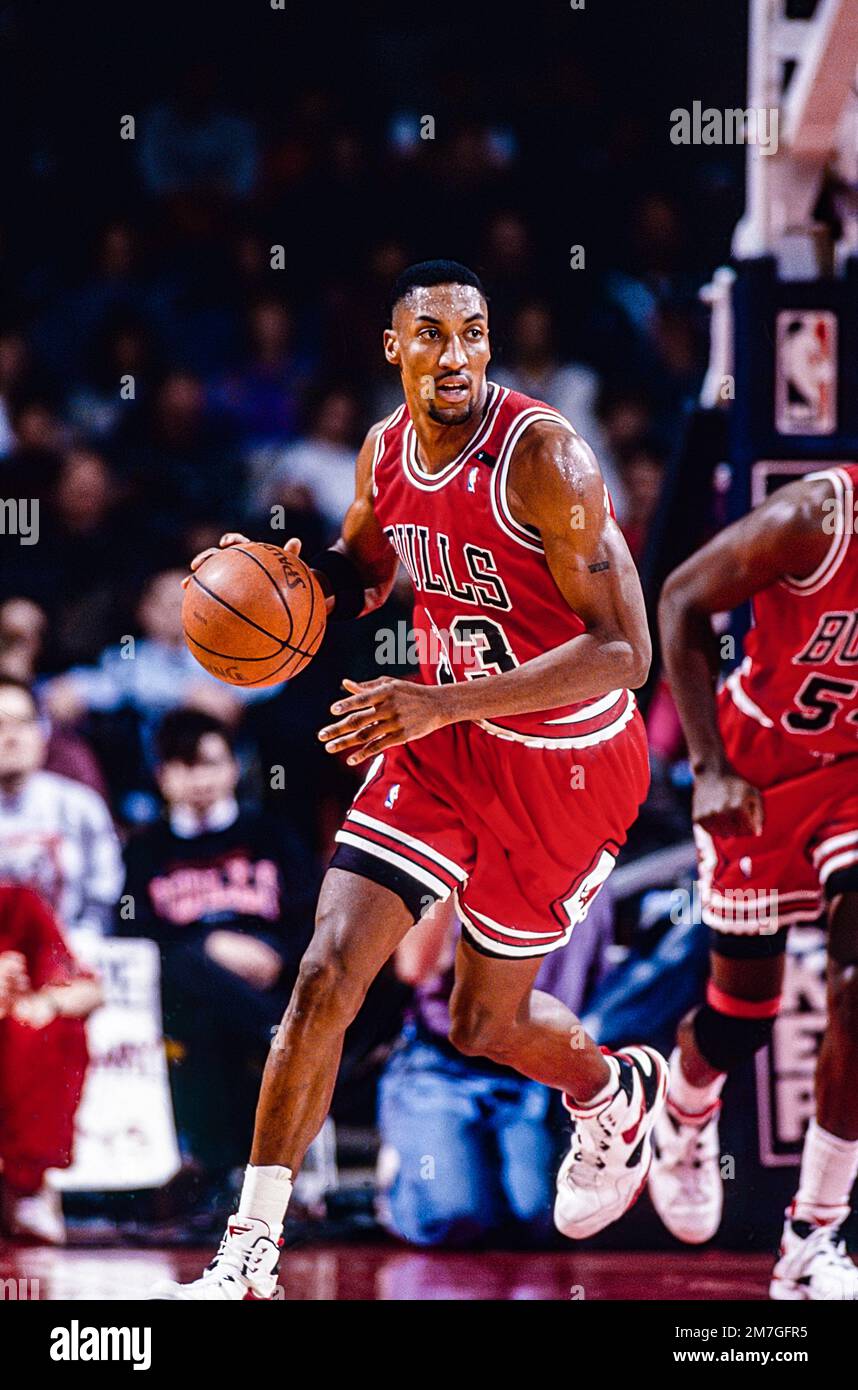 NBA Basketball, Scottie Pippen, Chicago Bulls Stock Photo Alamy(01)