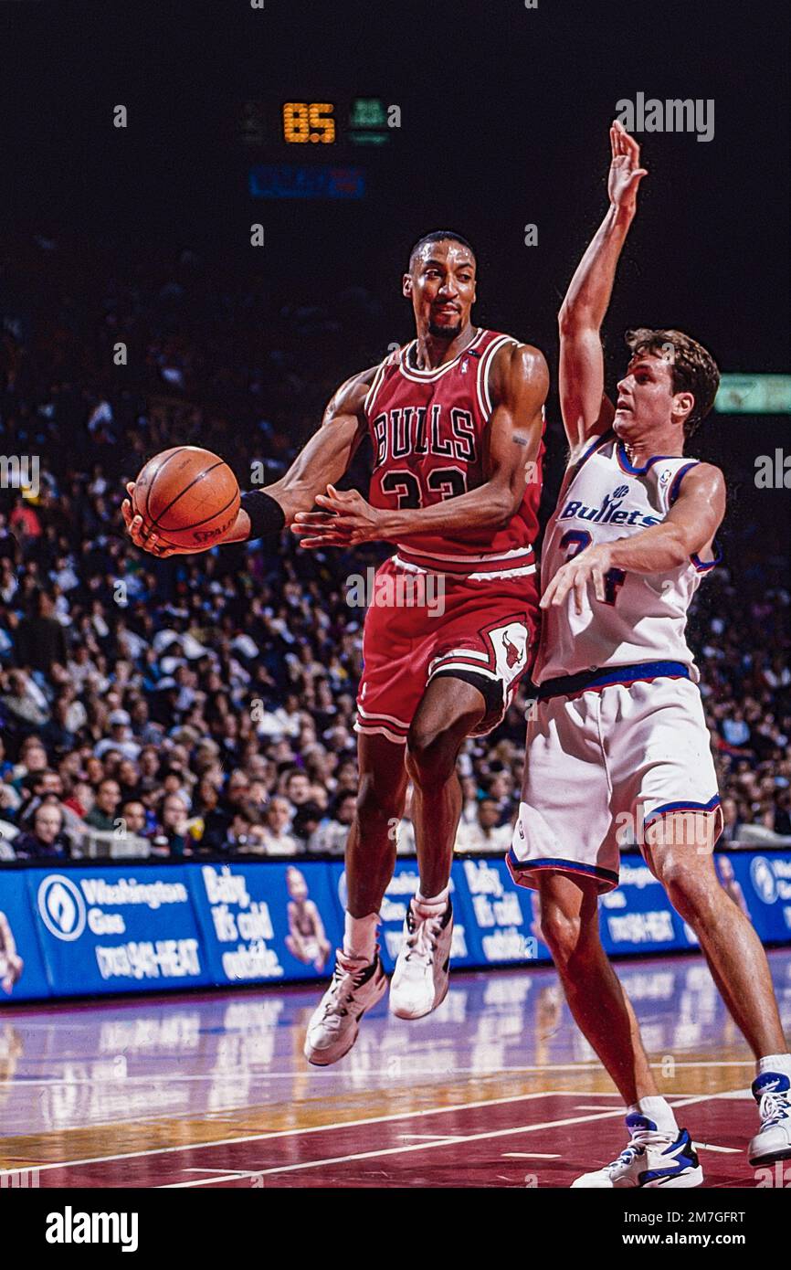 NBA Basketball, Scottie Pippen, Chicago Bulls Stock Photo Alamy(07)