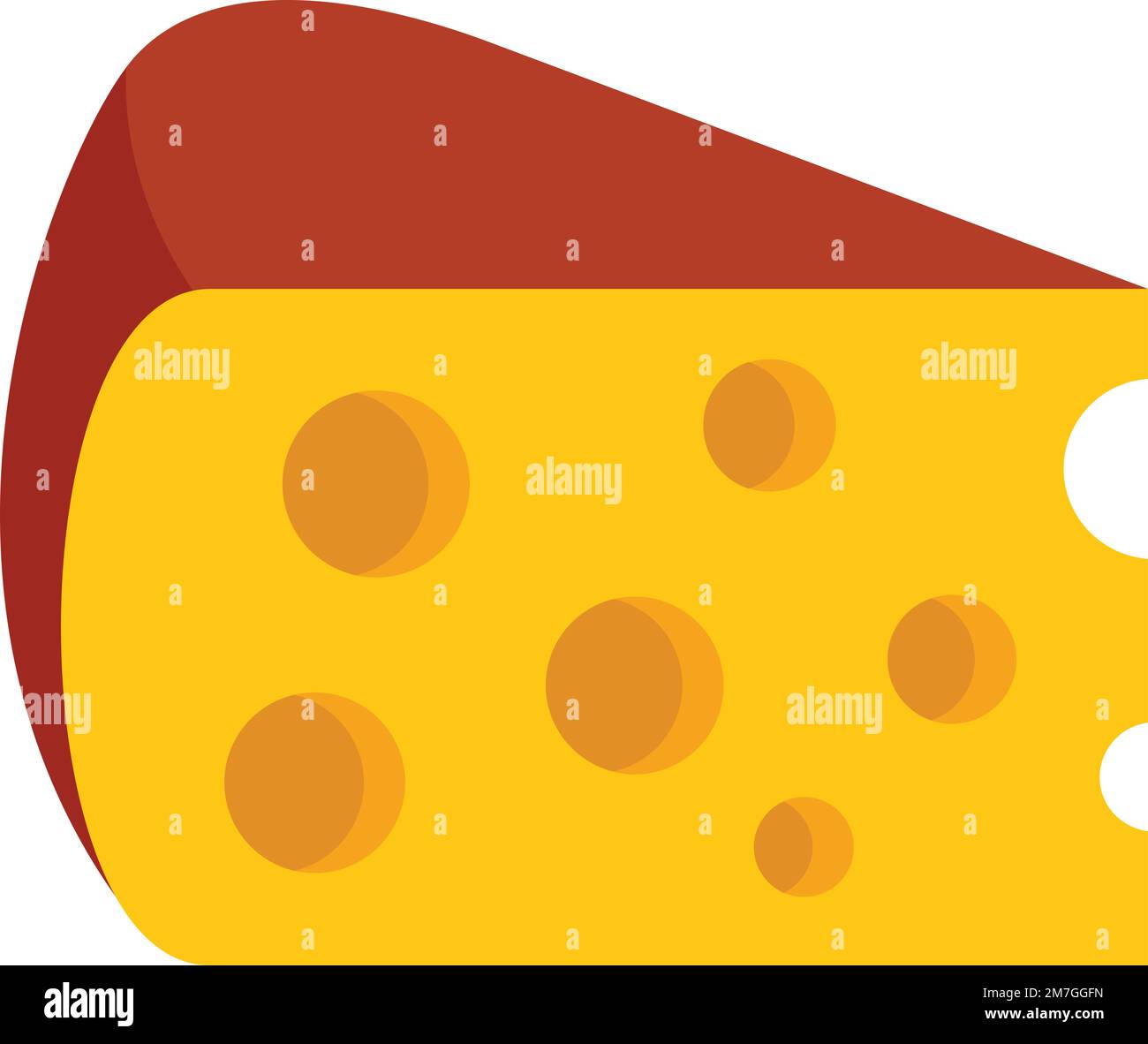 Cheese icon flat vector. Milk factory. Butter process isolated Stock ...