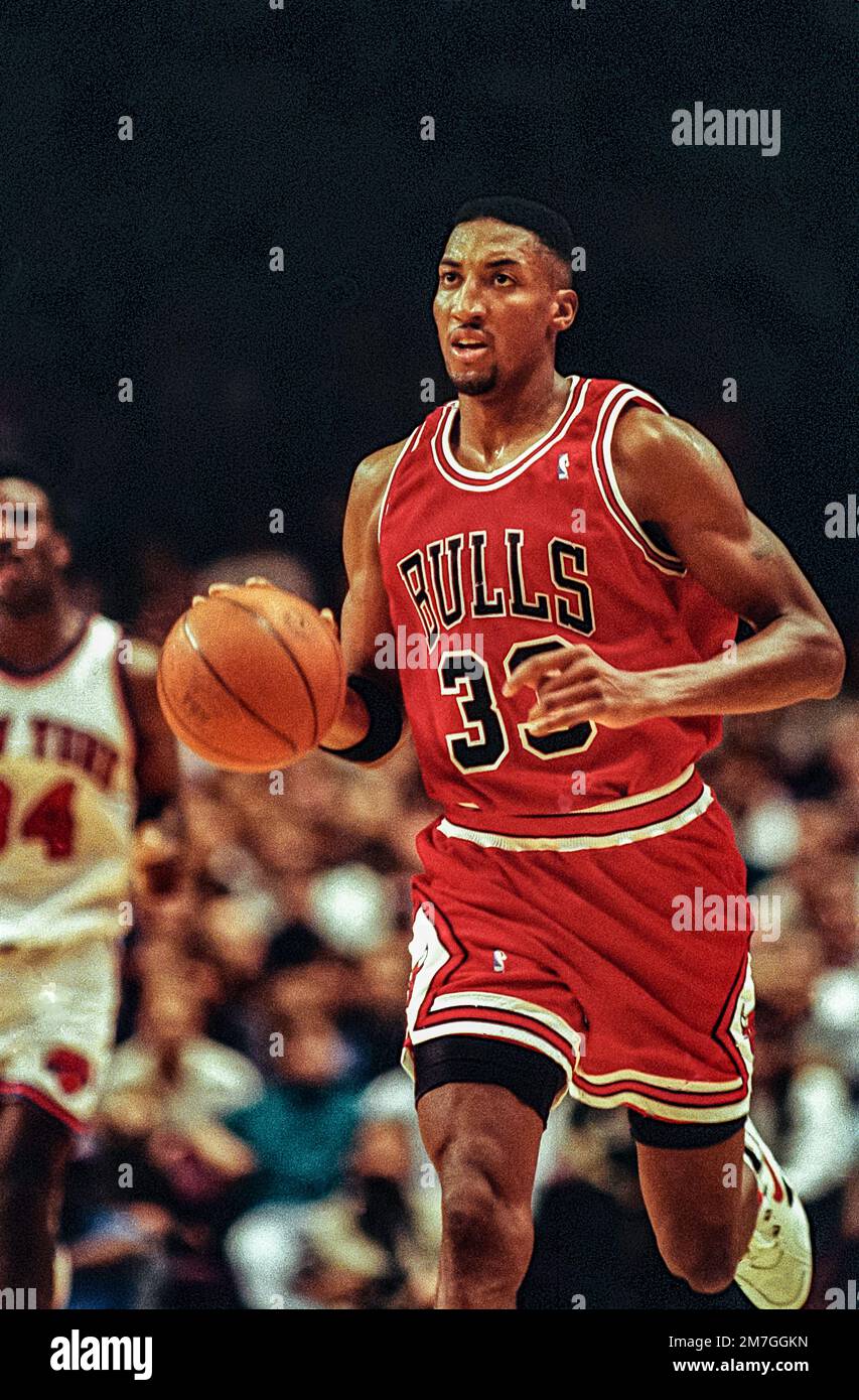 NBA Basketball, Scottie Pippen, Chicago Bulls Stock Photo - Alamy