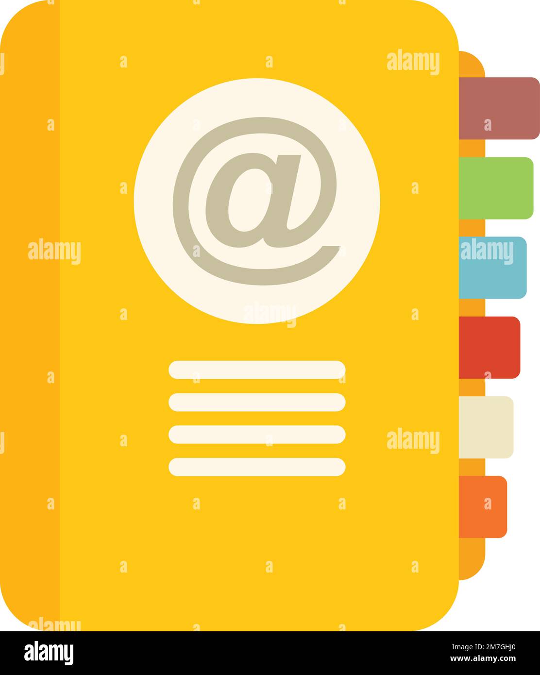 Help folder icon flat vector. Work hotline. Client call isolated Stock ...