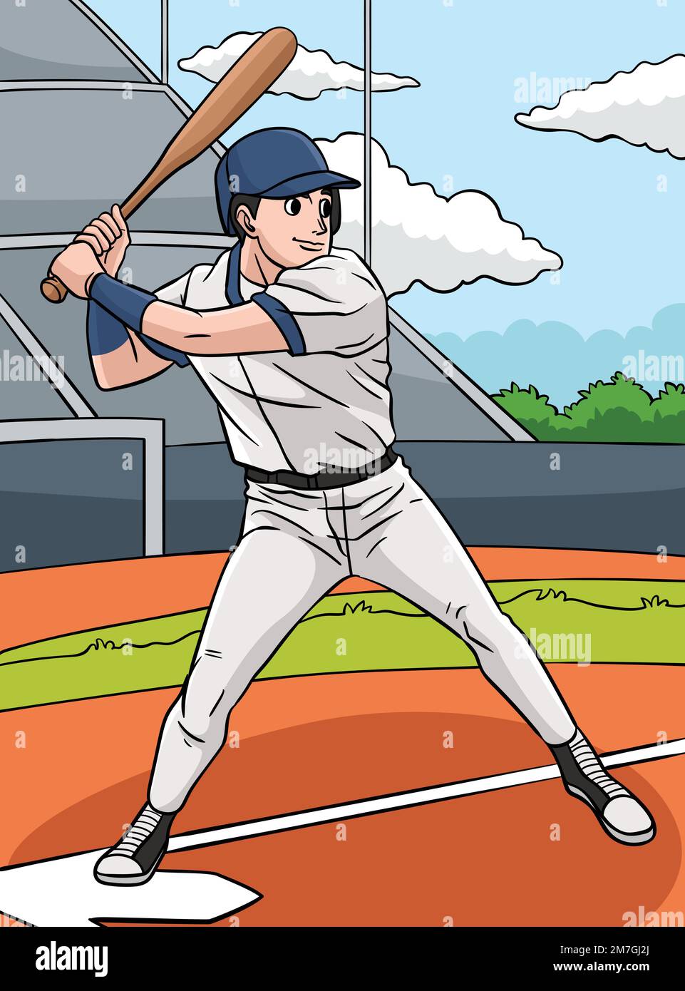 Baseball Players Cartoon Images – Browse 40,484 Stock Photos, Vectors, and  Video