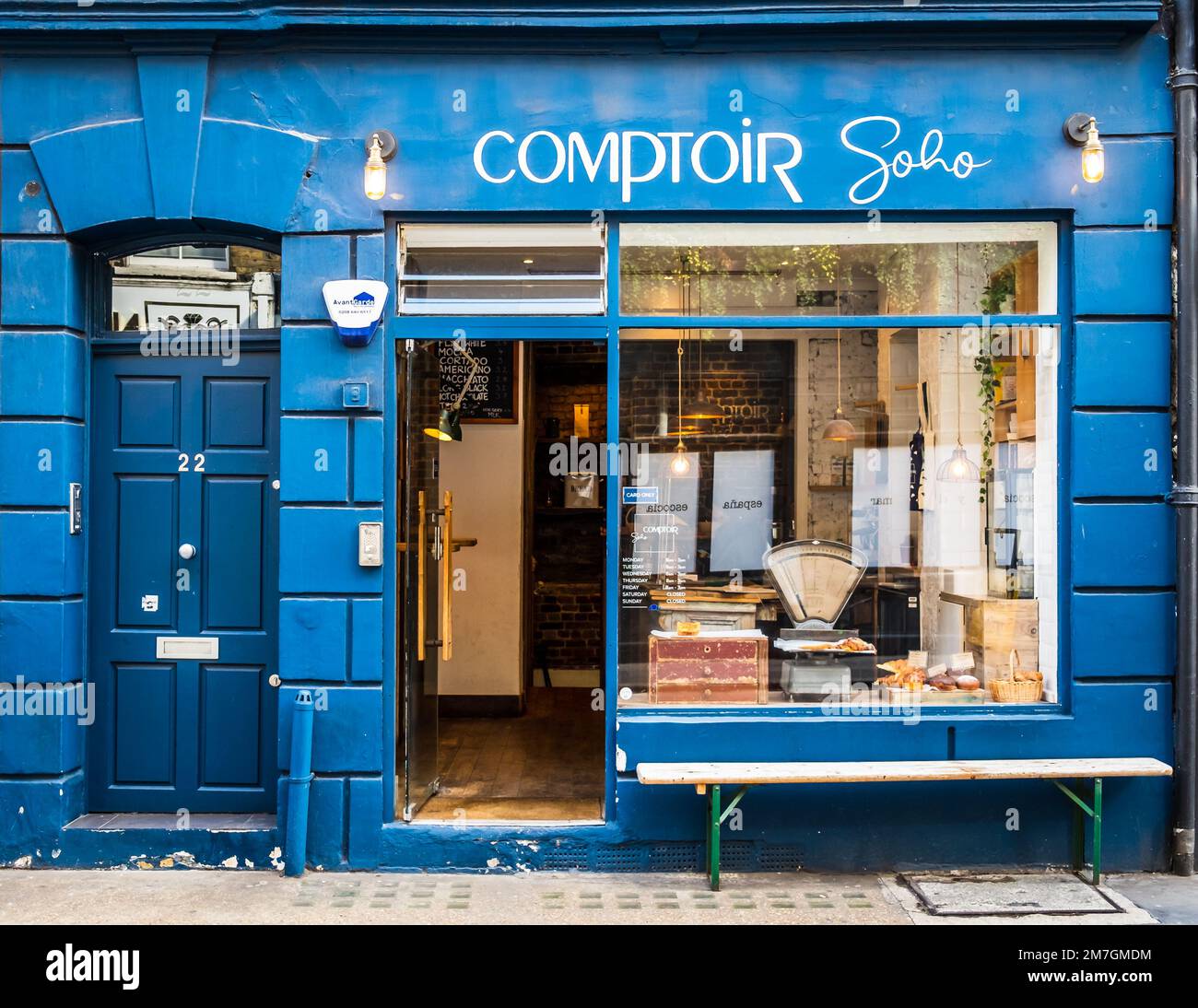 London, UK, Sept 2022, view of Comptoir Soho a bakery in Noel street, Soho Stock Photo Alamy