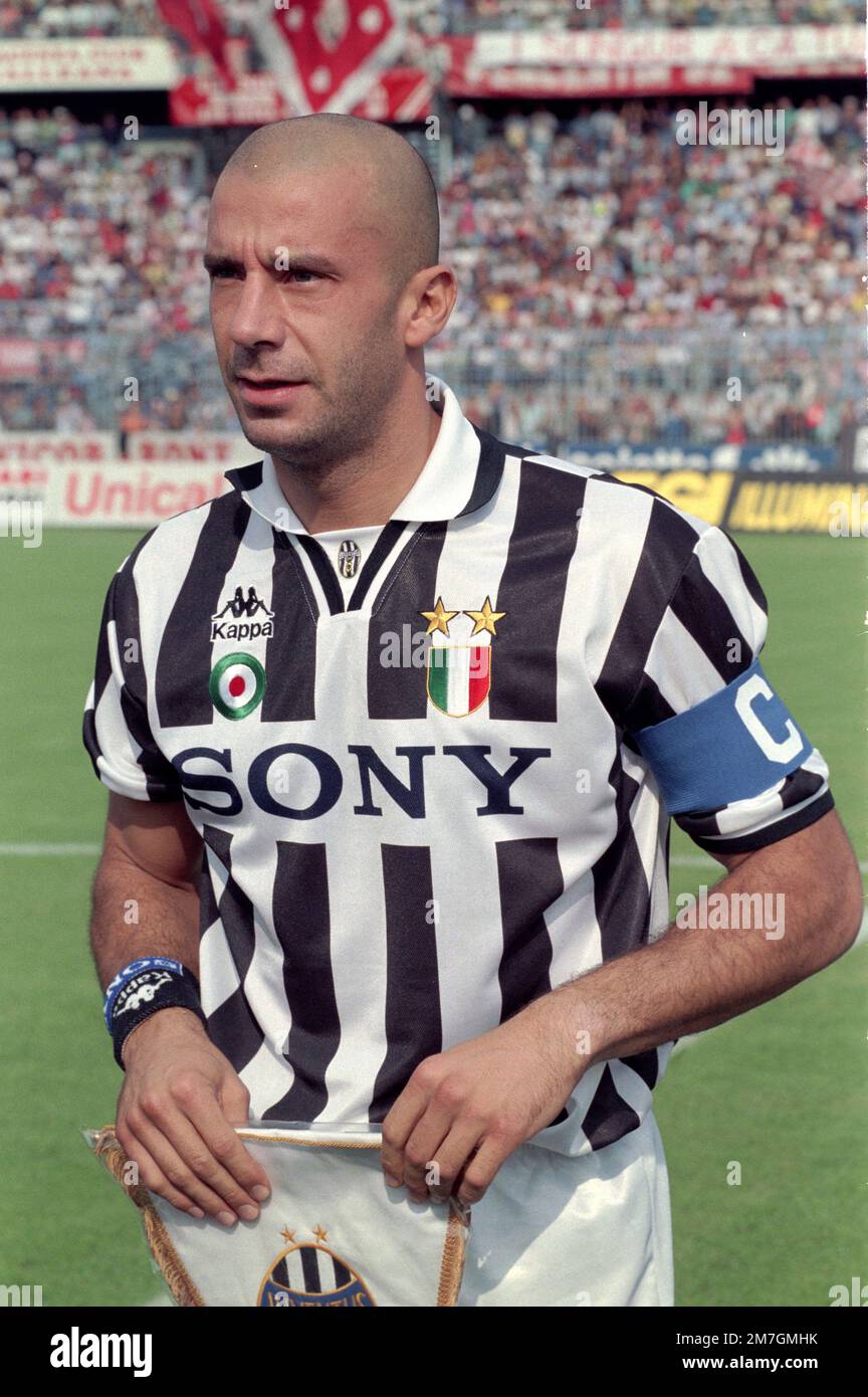 Italy, Turin 1994-1995-1996: Juventus FC player Gianluca Vialli during ...