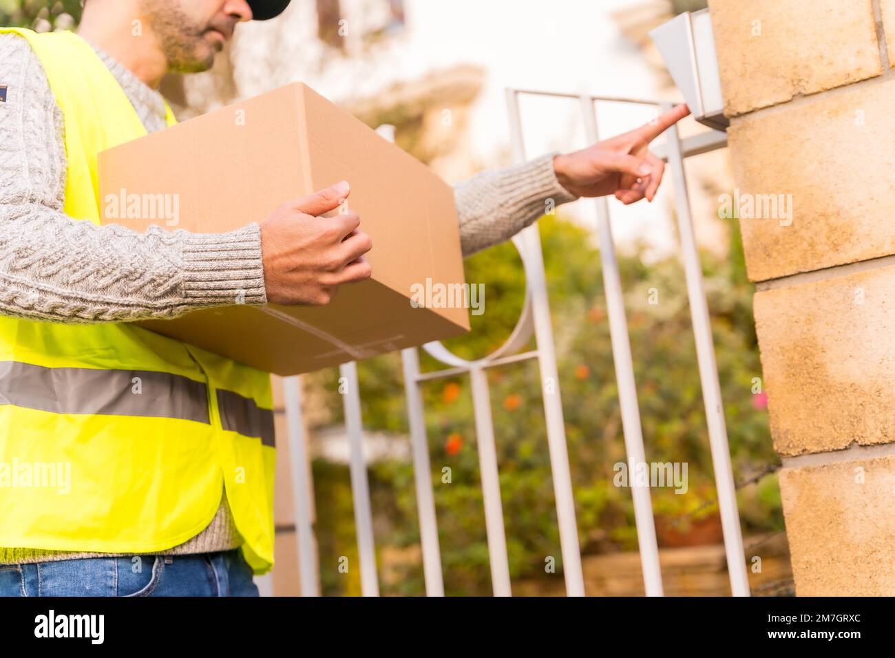 Bell Ringing Box Person ringing bell hi-res stock photography and images - Alamy