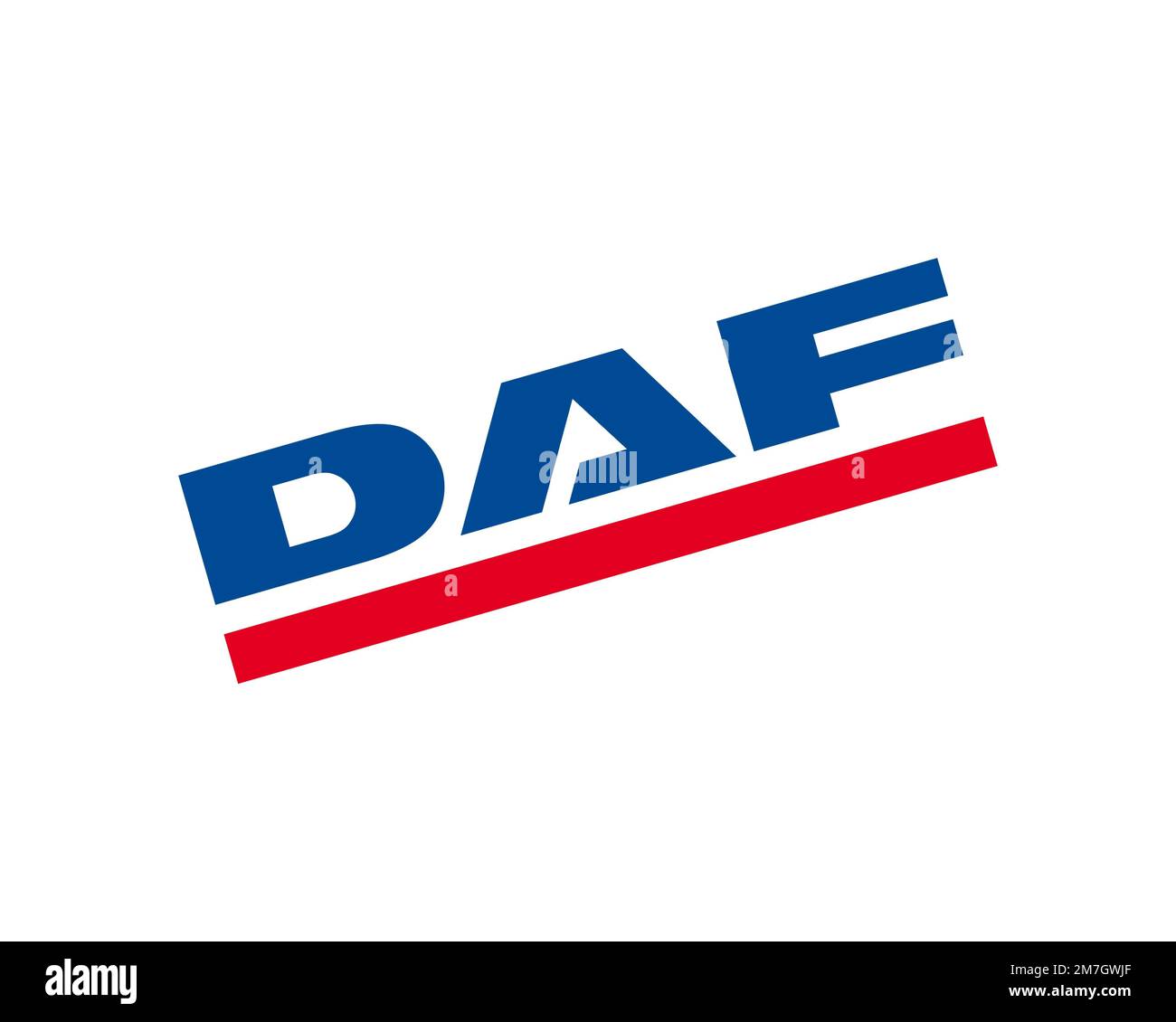 daf-trucks-rotated-logo-white-background-stock-photo-alamy