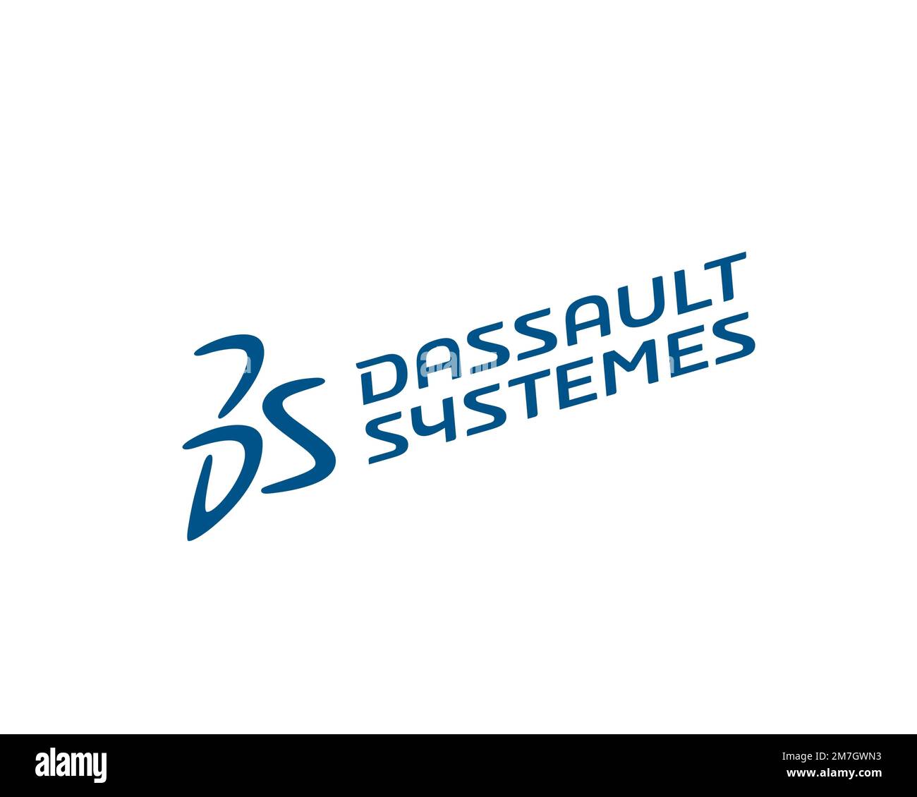 Dassault Systemes, rotated logo, white background Stock Photo - Alamy