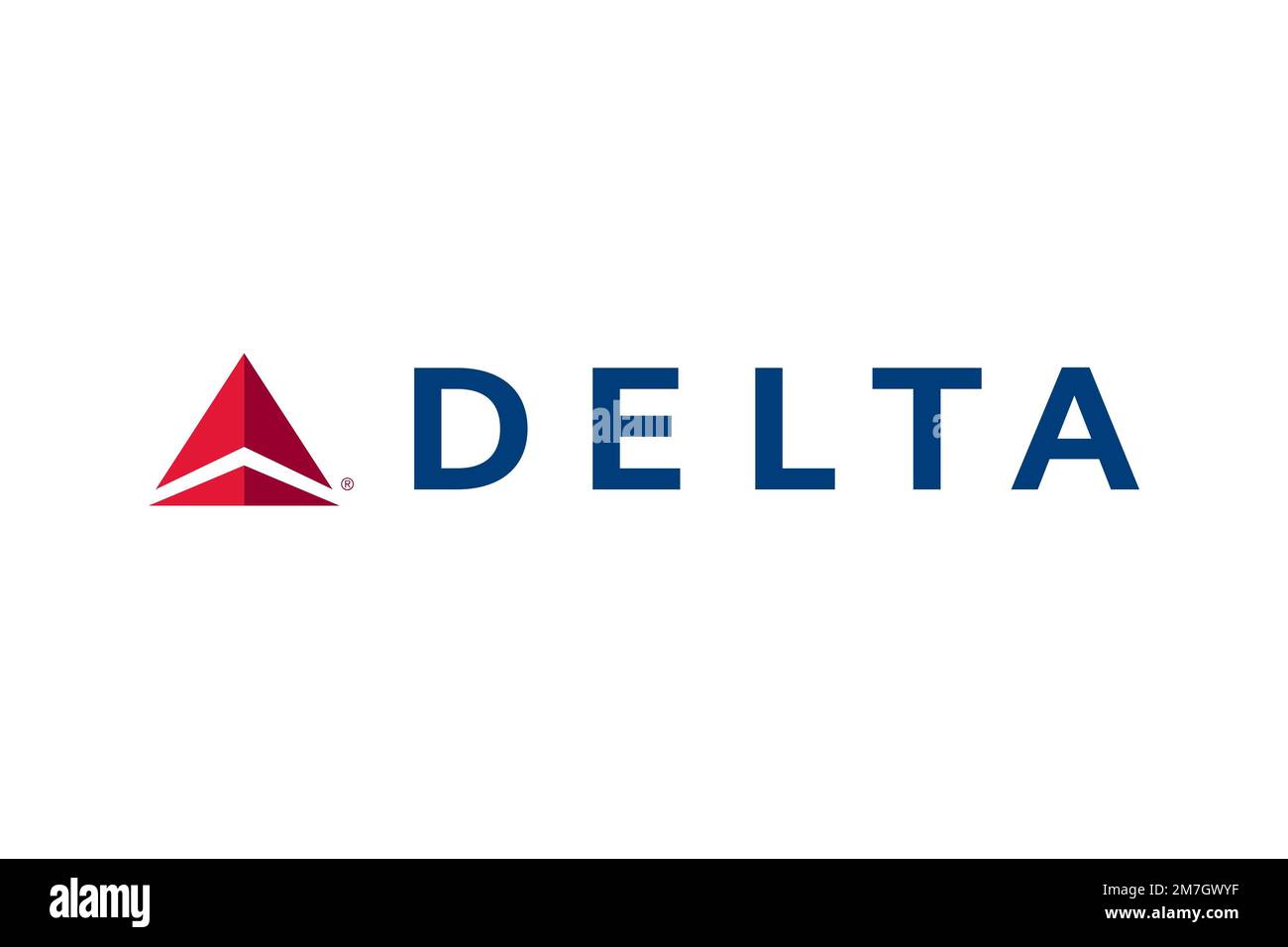 Delta Air Lines, Logo, White Background Stock Photo Alamy