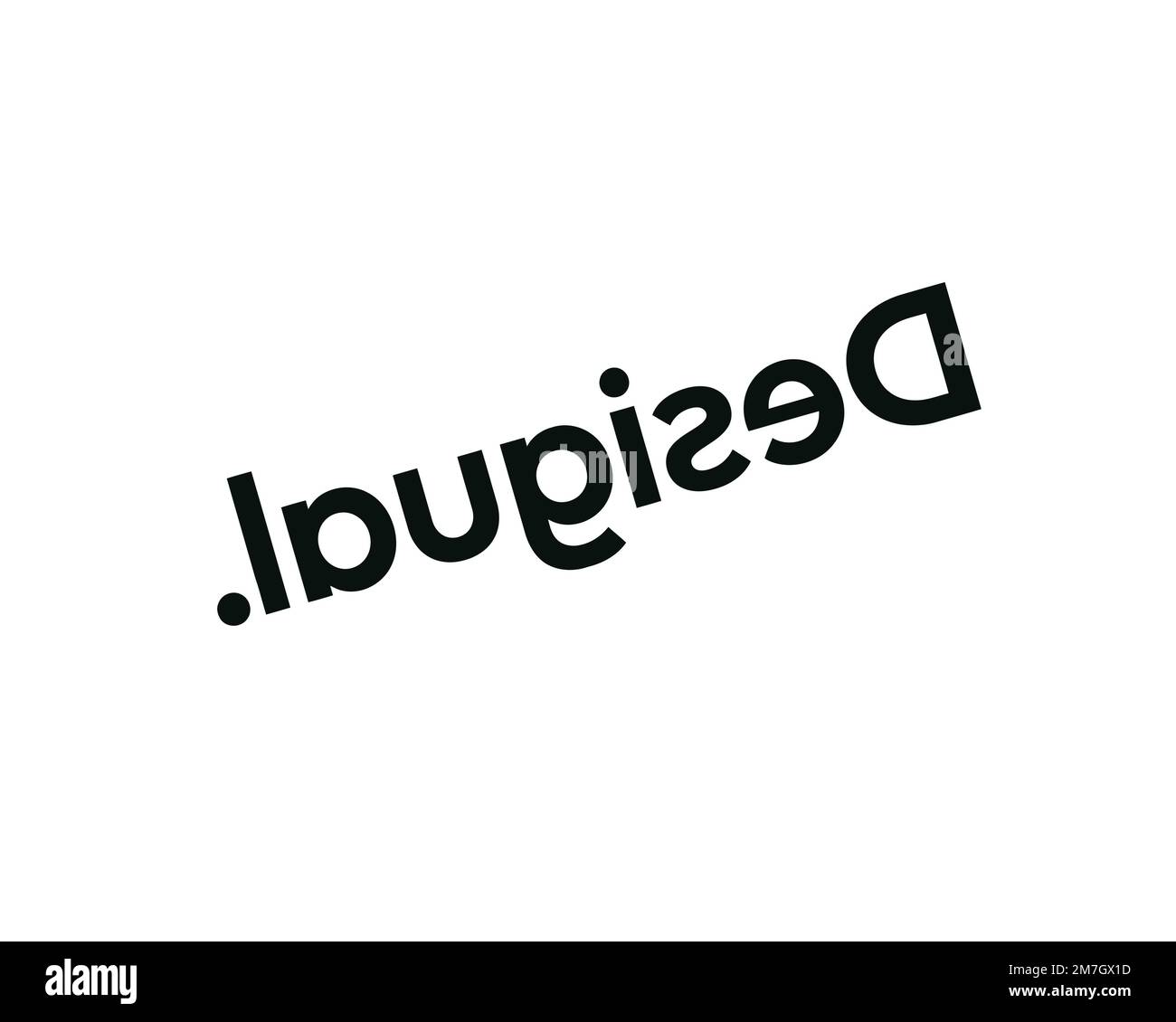 Desigual logo brand trademark Cut Out Stock Images & Pictures - Alamy