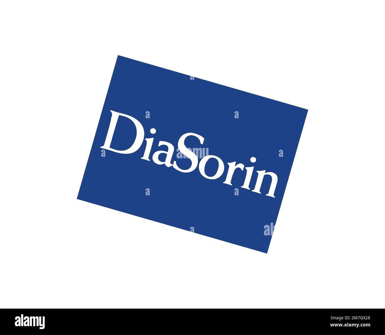 DiaSorin, rotated logo, white background B Stock Photo Alamy
