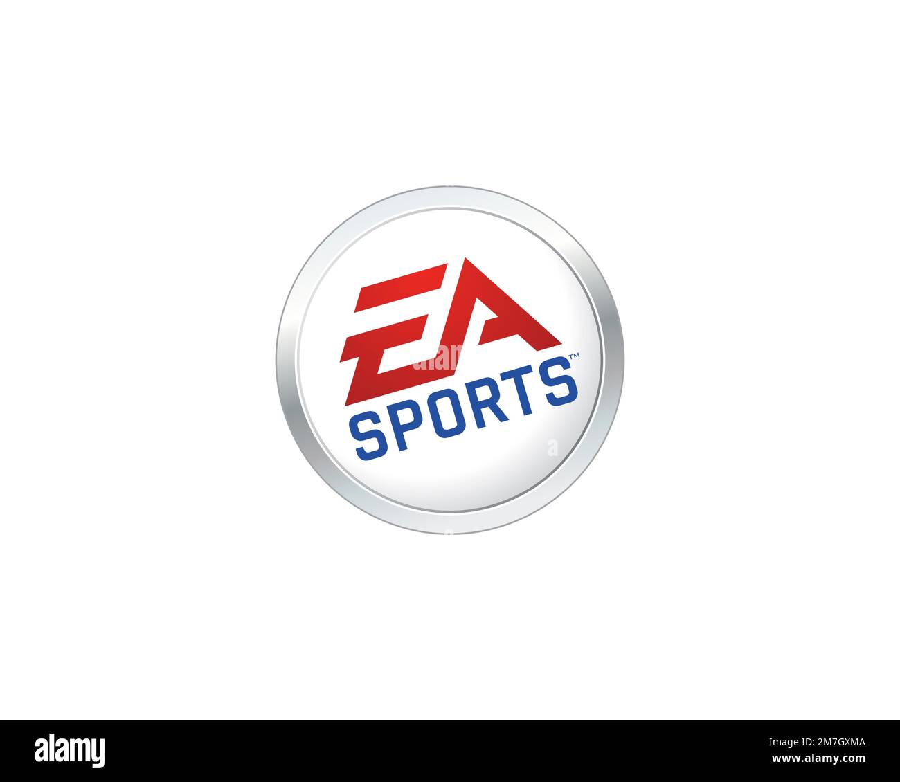 EA Sports, Rotated Logo, White Background Stock Photo - Alamy