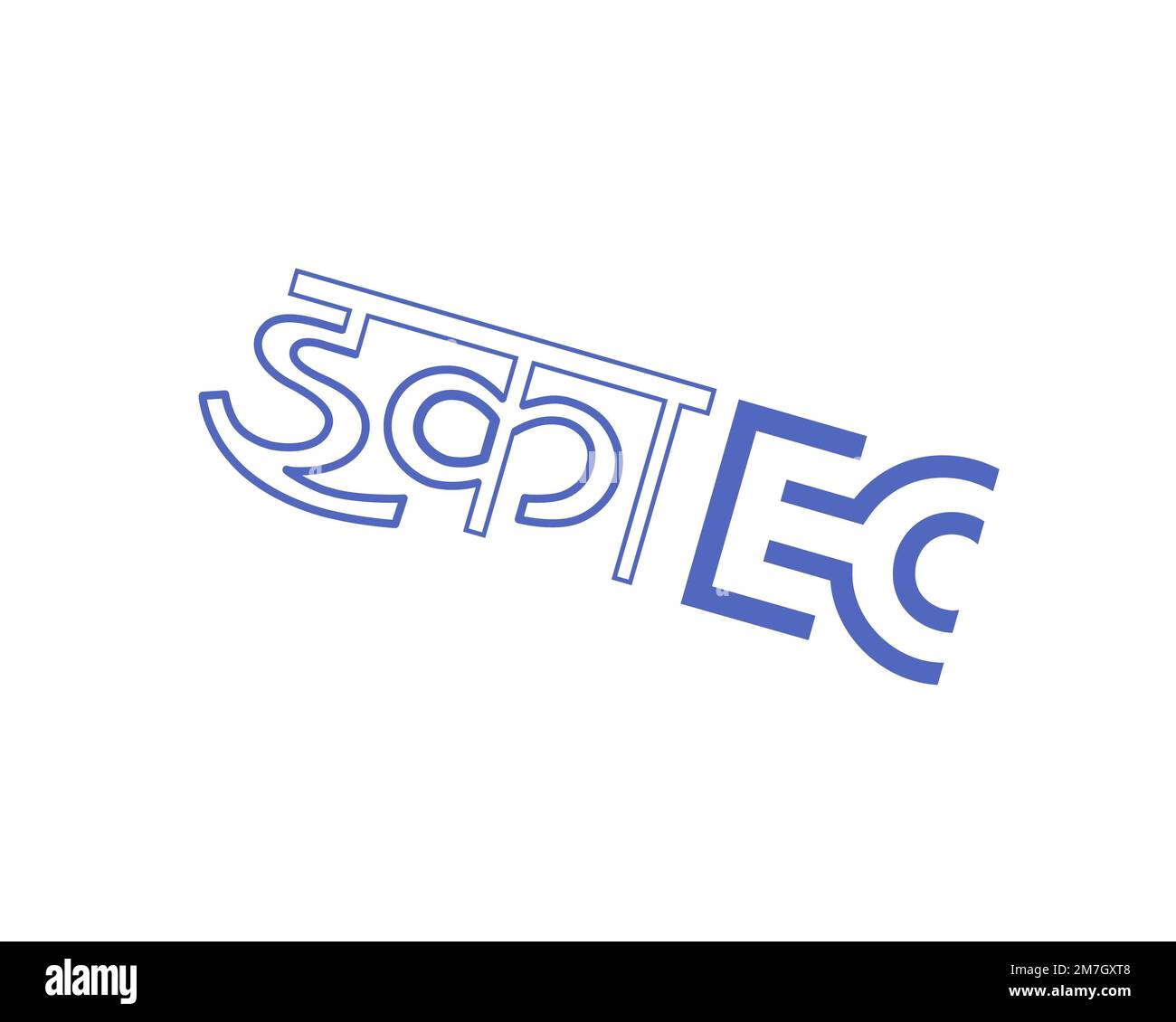 Electronics Corporation of India Limited, rotated logo, white