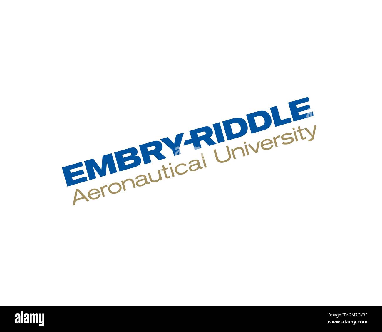 EmbryRiddle Aeronautical University, Rotated Logo, White Background