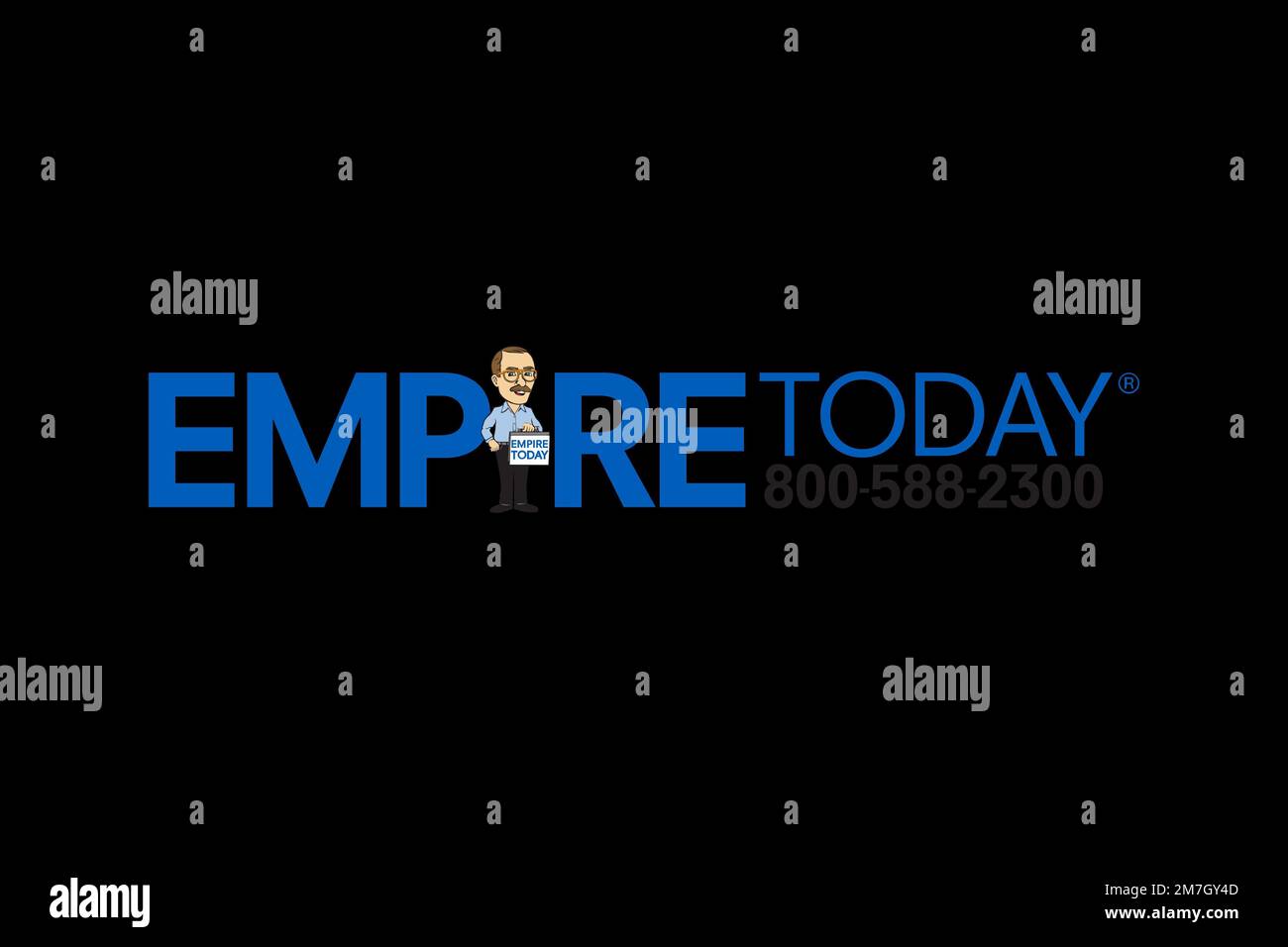 Empire Today, Logo, Black background Stock Photo Alamy
