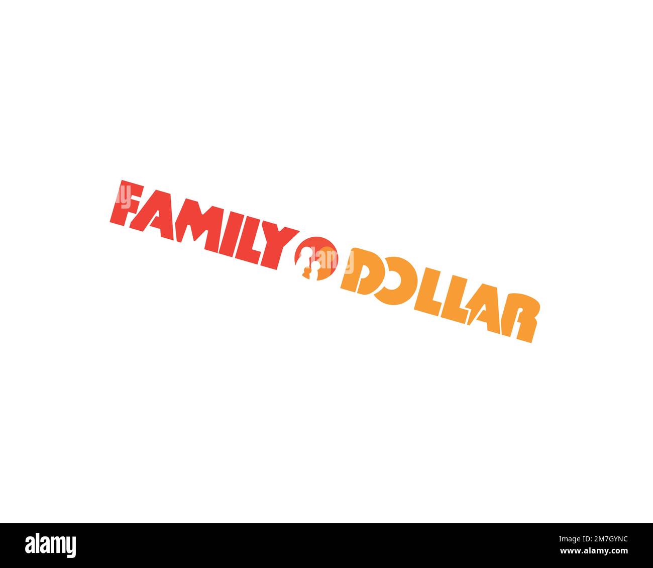 Family Dollar, Rotated Logo, White Background B Stock Photo Alamy