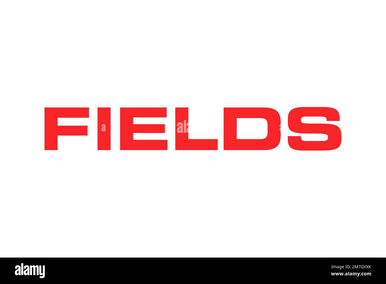 Fields department store, Logo, White background Stock Photo Alamy
