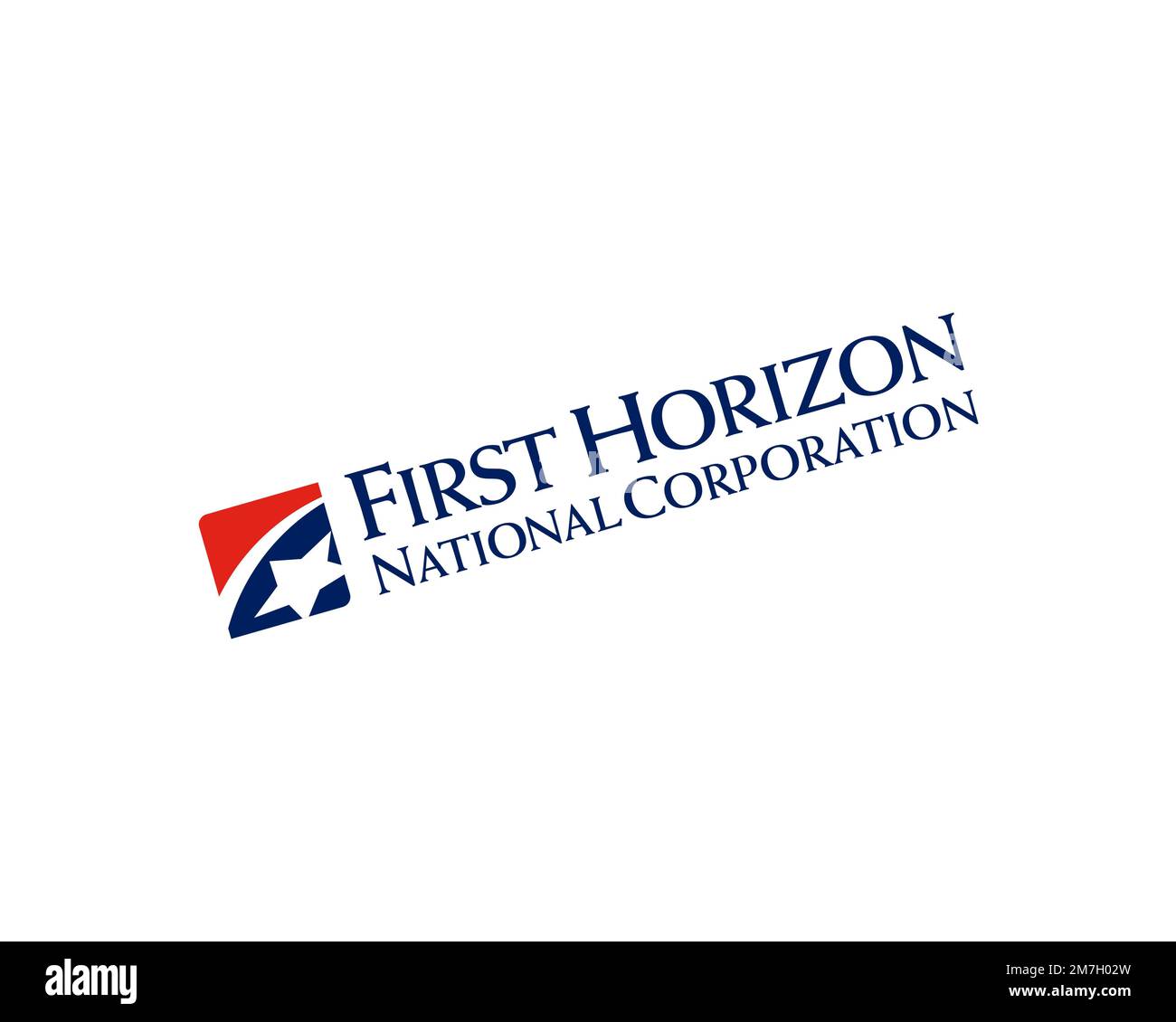 First Horizon National Corporation, Rotated Logo, White Background