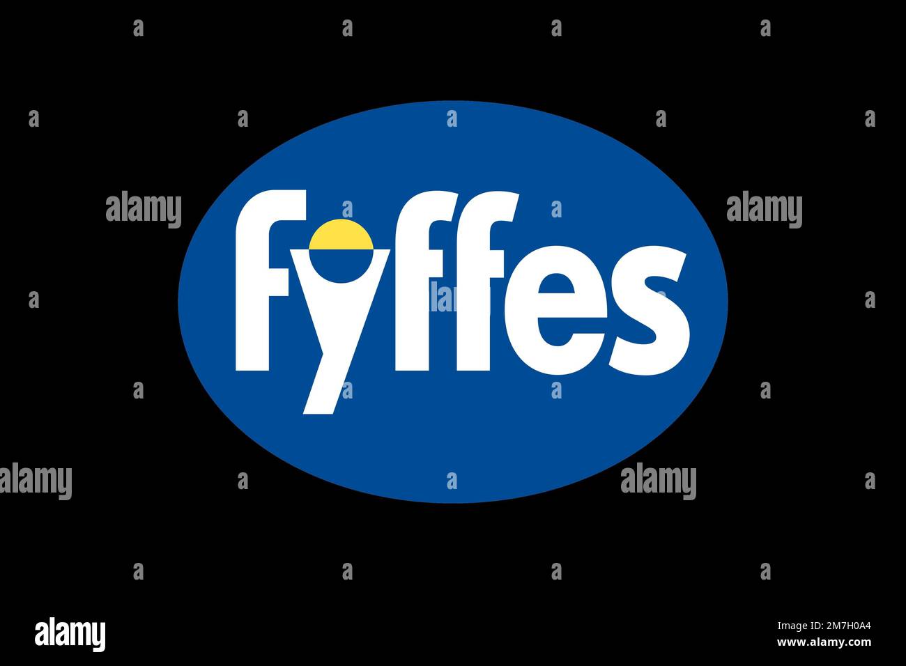 Fyffes, Logo, Black background Stock Photo Alamy
