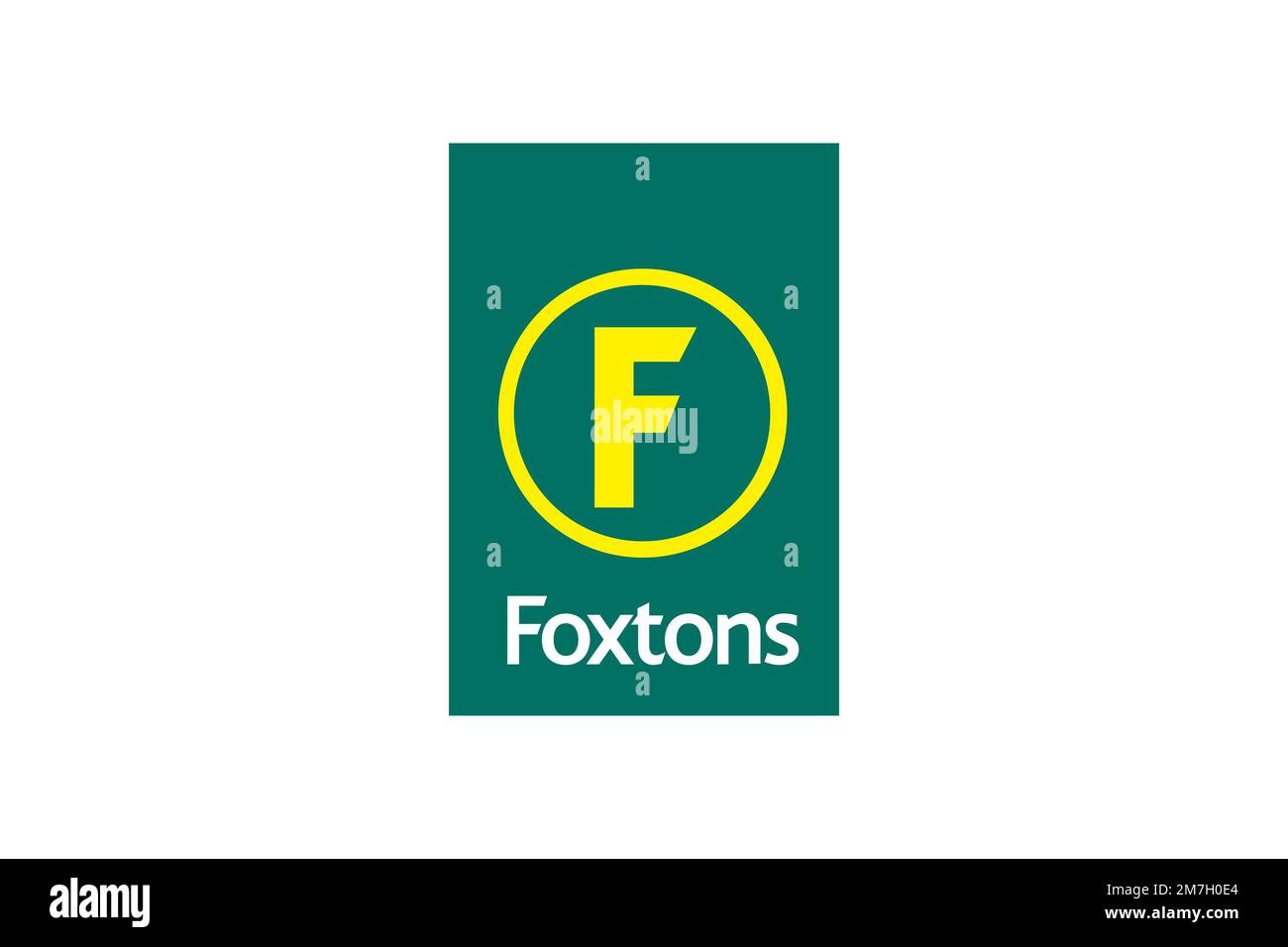 Foxtons, Logo, White Background Stock Photo Alamy