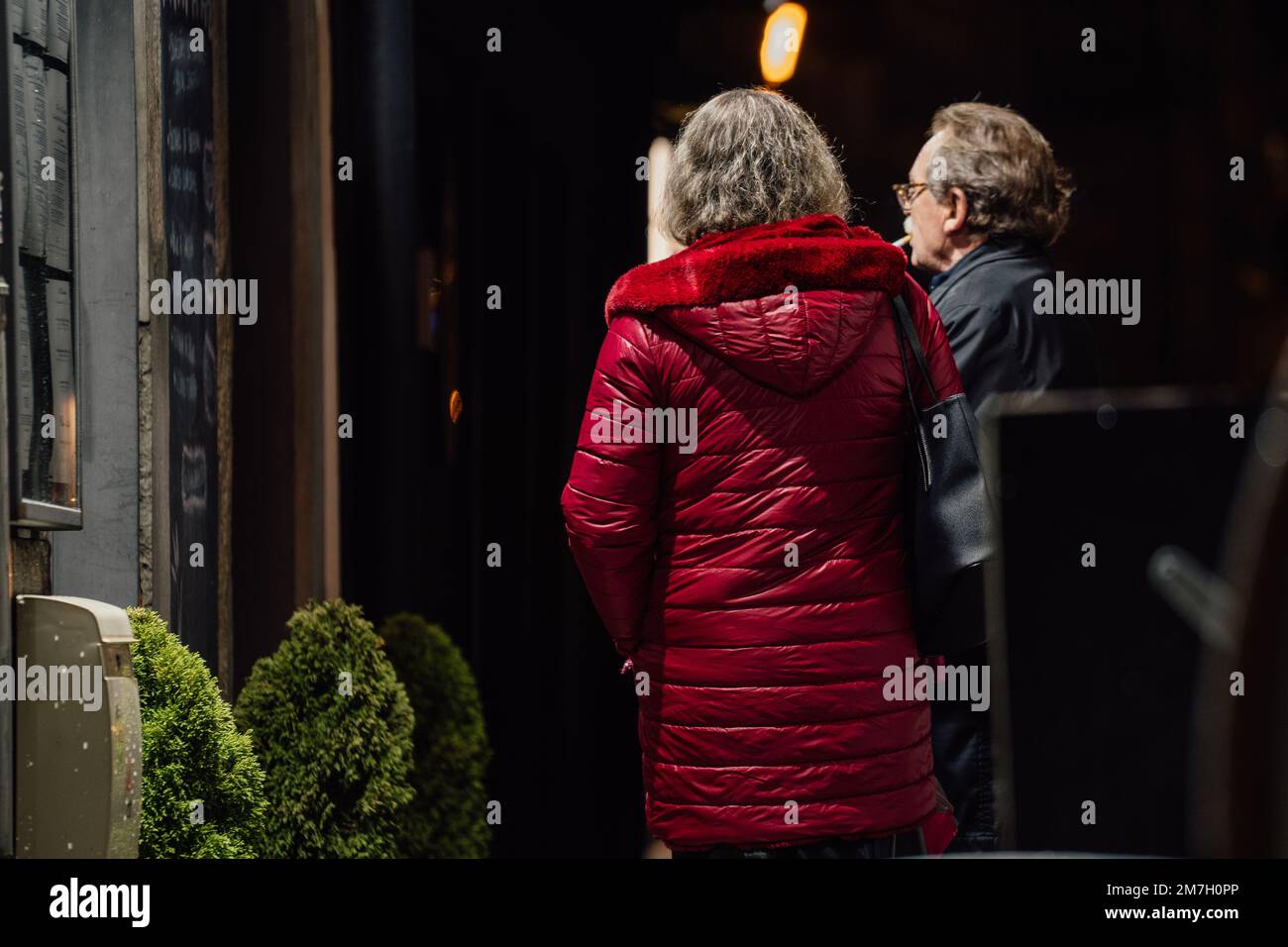 Old man woman hi-res stock photography and images - Alamy