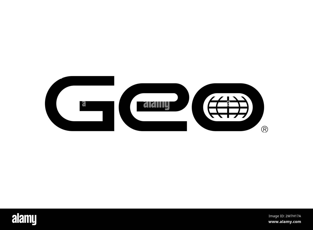 Geo automobile, Logo, White background Stock Photo Alamy