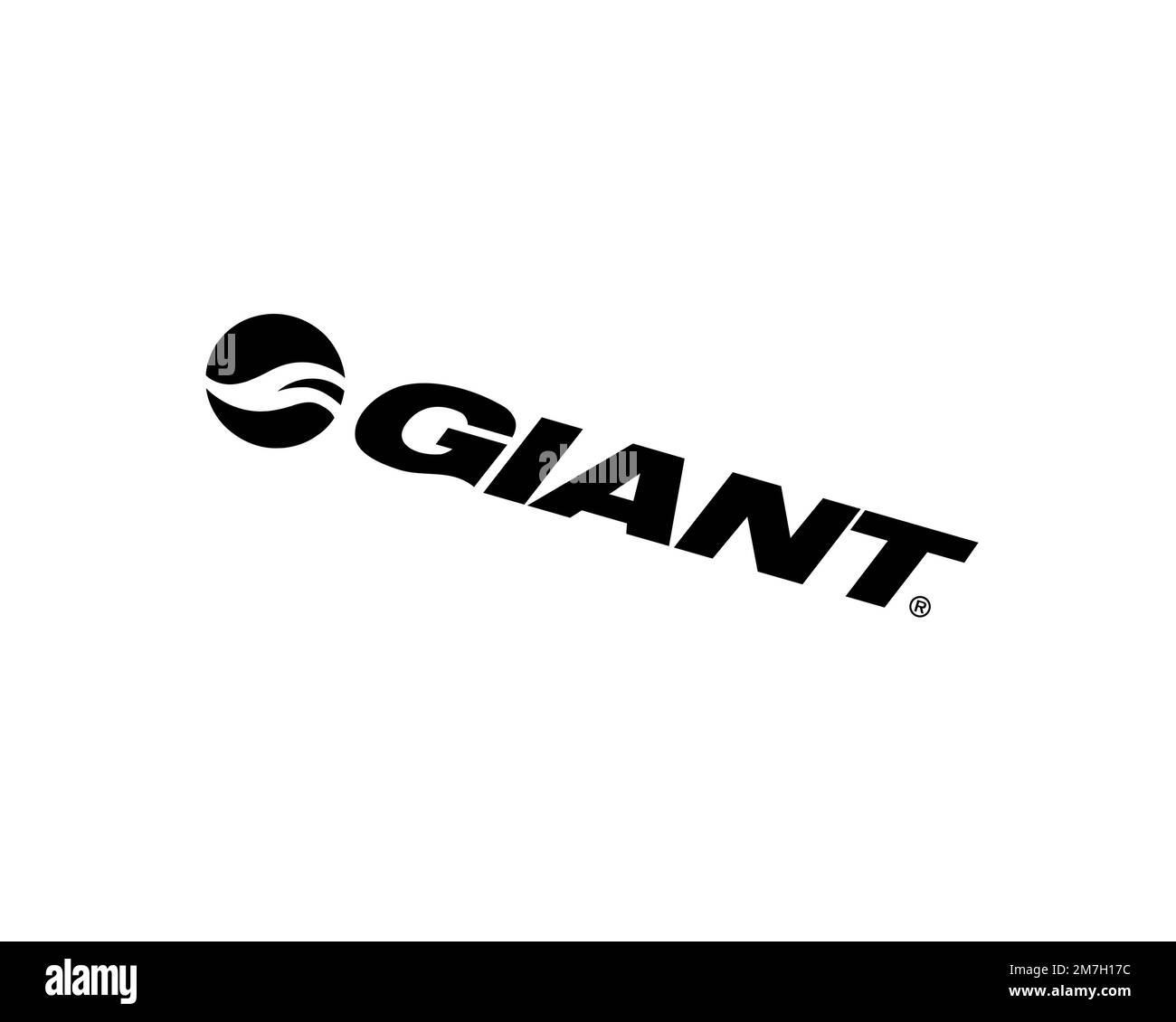 Giant Bicycles, Rotated Logo, White Background B Stock Photo Alamy