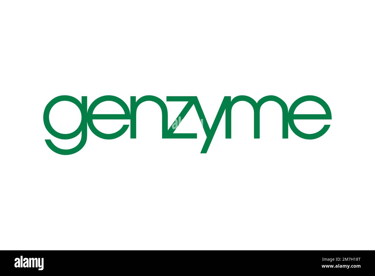 Genzyme, Logo, White background Stock Photo Alamy