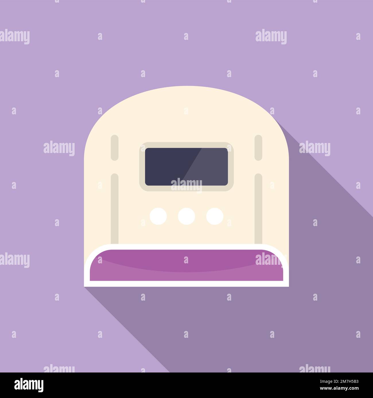 Care uv lamp icon flat vector. Air device. Uvc insect Stock Vector ...