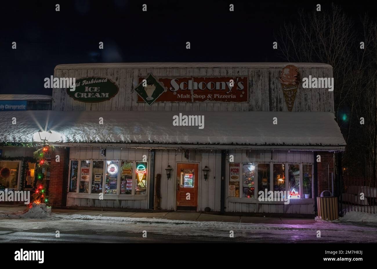 Historic 1903 Hans Thoen (a general merchant) building, now Schoony's