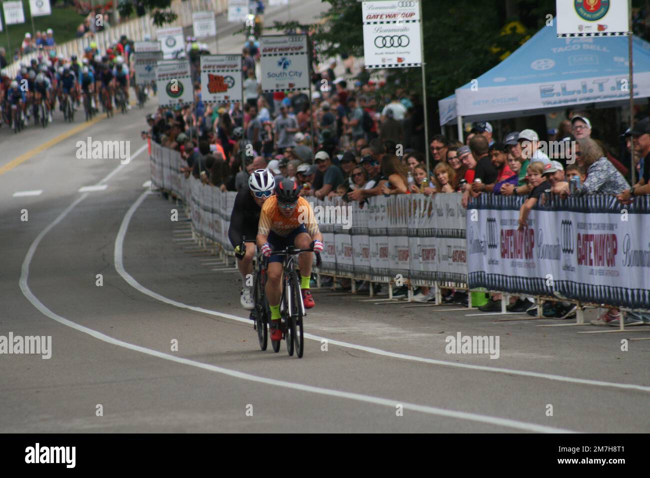 Bicycle races in Francis Park at the Tour de Francis Park 2022 during