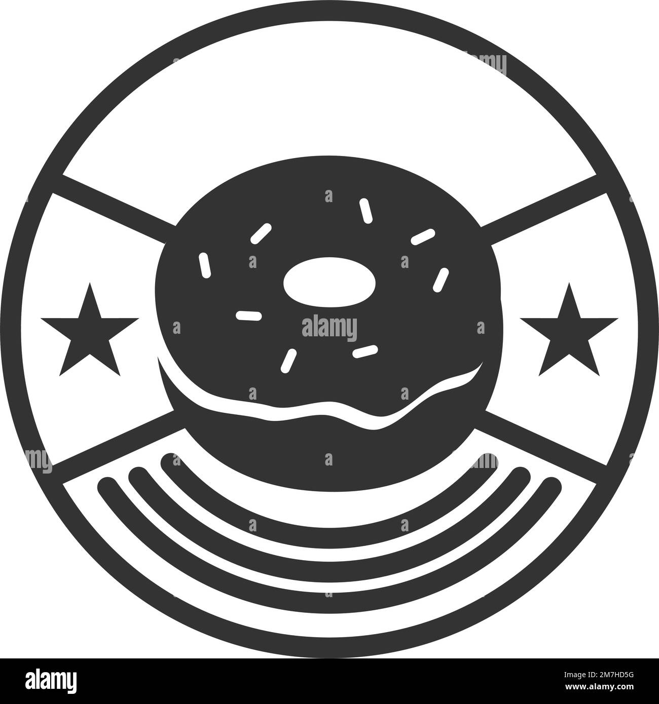 Bakery logo badge template Icon Illustration Brand Identity Stock ...
