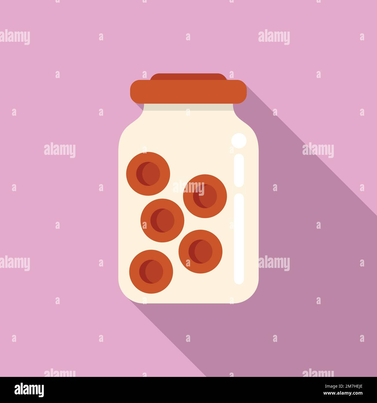 Cough drops box icon flat vector. Sore cold. Medical drop Stock Vector