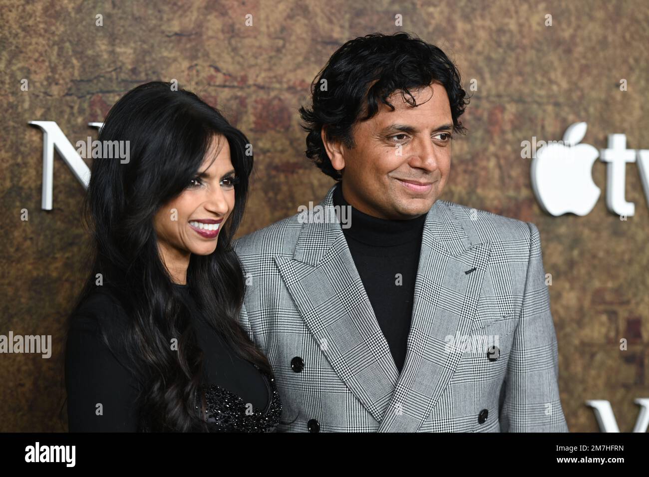 Bhavna Vaswani and M. Night Shyamalan Stock Photo Alamy