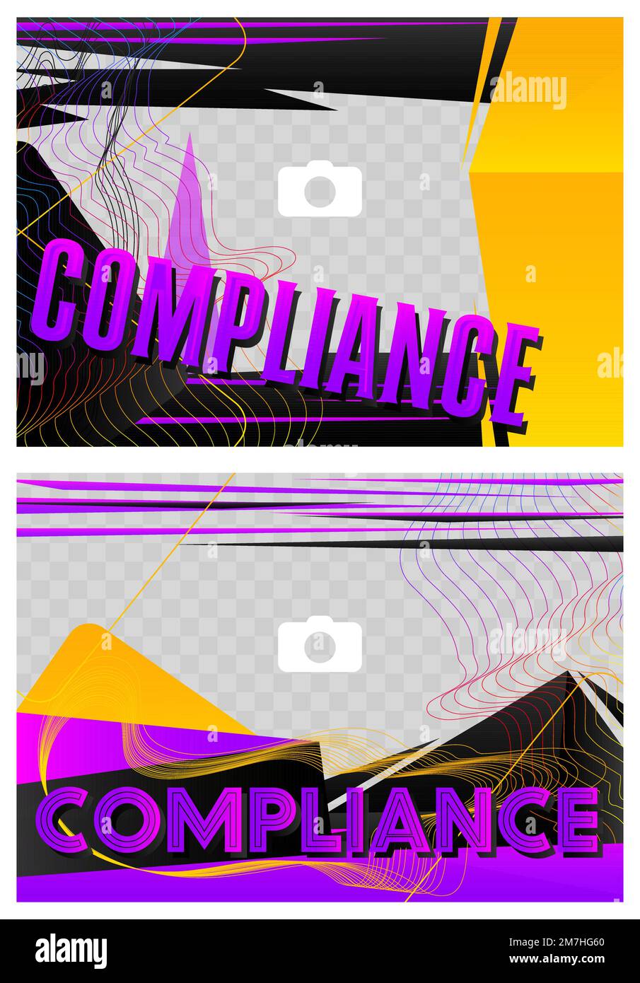 Luxury deluxe Compliance Background vector illustration. Abstract event poster template set for website, banner, book cover, presentation. Stock Vector