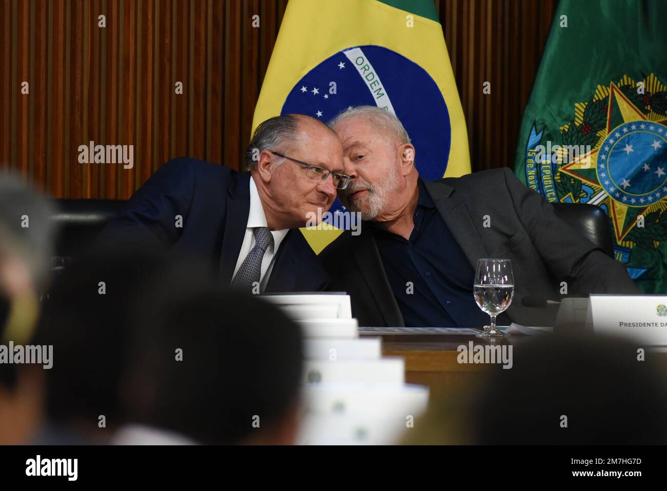Brasilia, Brazil. 09th Jan, 2023. Photo, President Lula and Vice