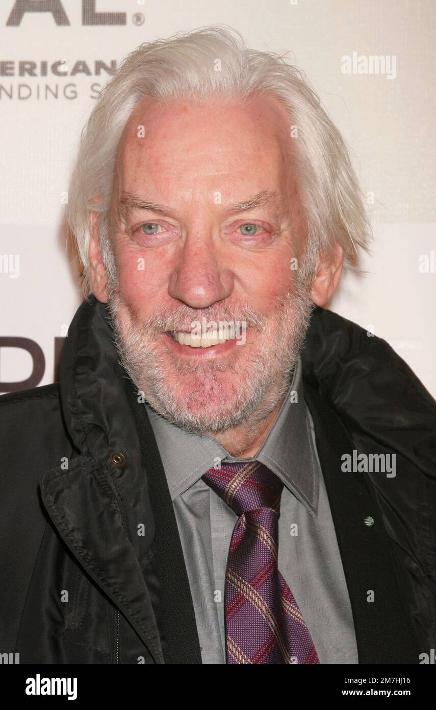 Donald Sutherland attends the 4th Annual Tribeca Film Festival premiere